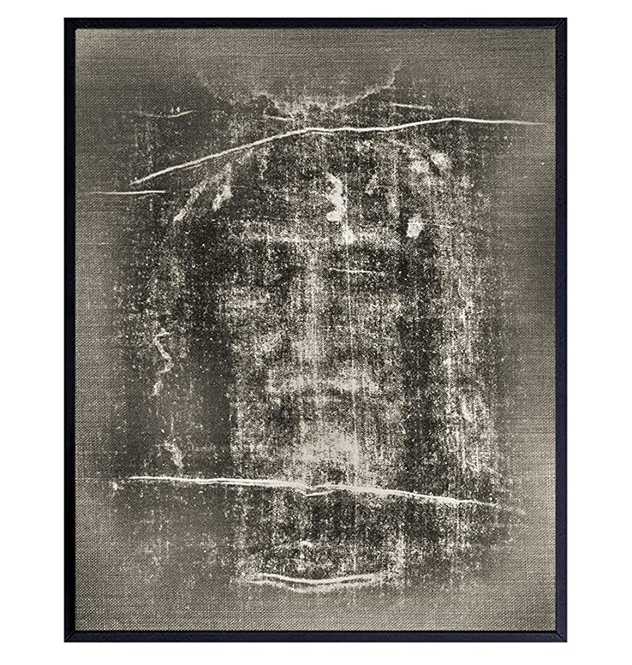 Jesus Wall Decor Christ of Turin Photo Picture Wall Art Print- Catholic Gifts, Religious Christian Wall Decor for Pastor, Priest, Ordained Minister Poster, Handmade Products
