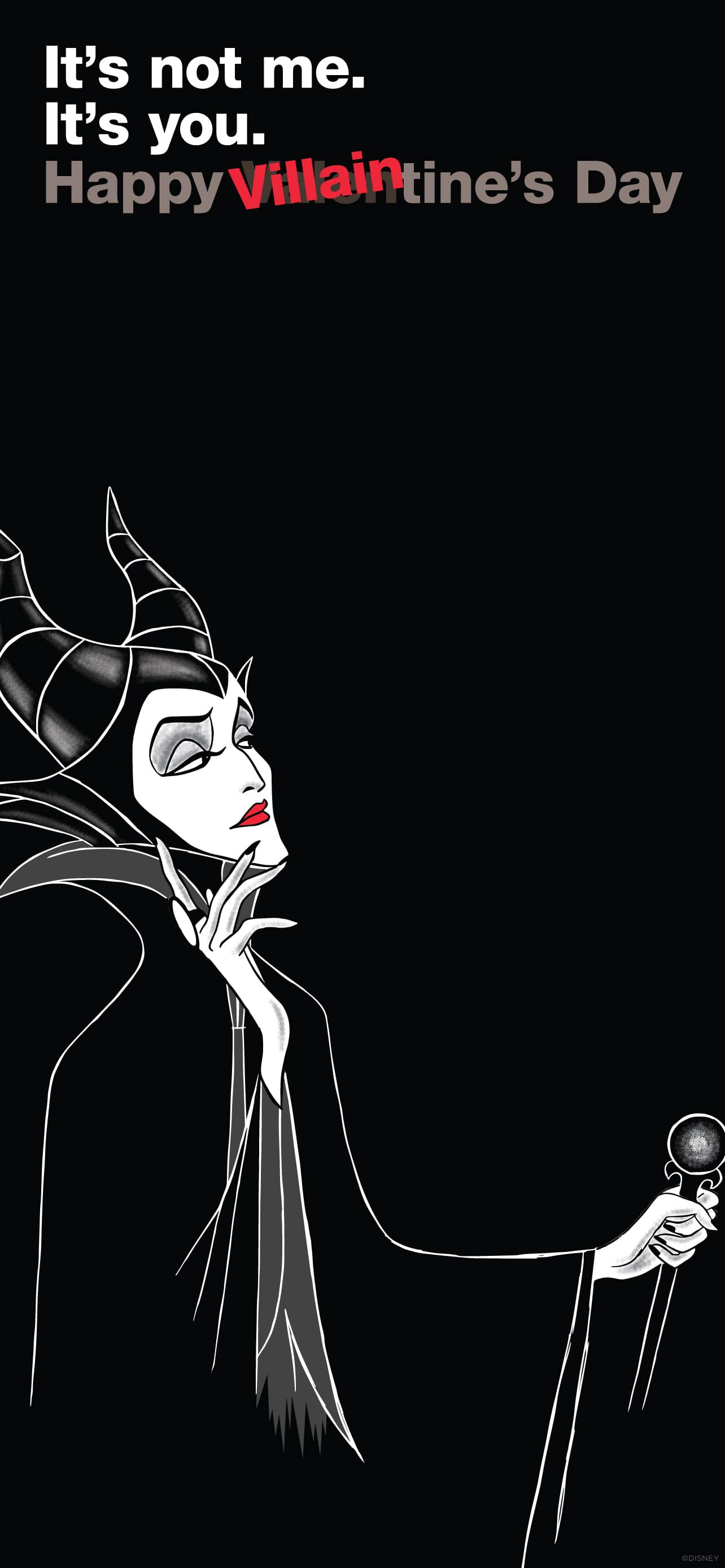 Happy Villaintines Day From Maleficent