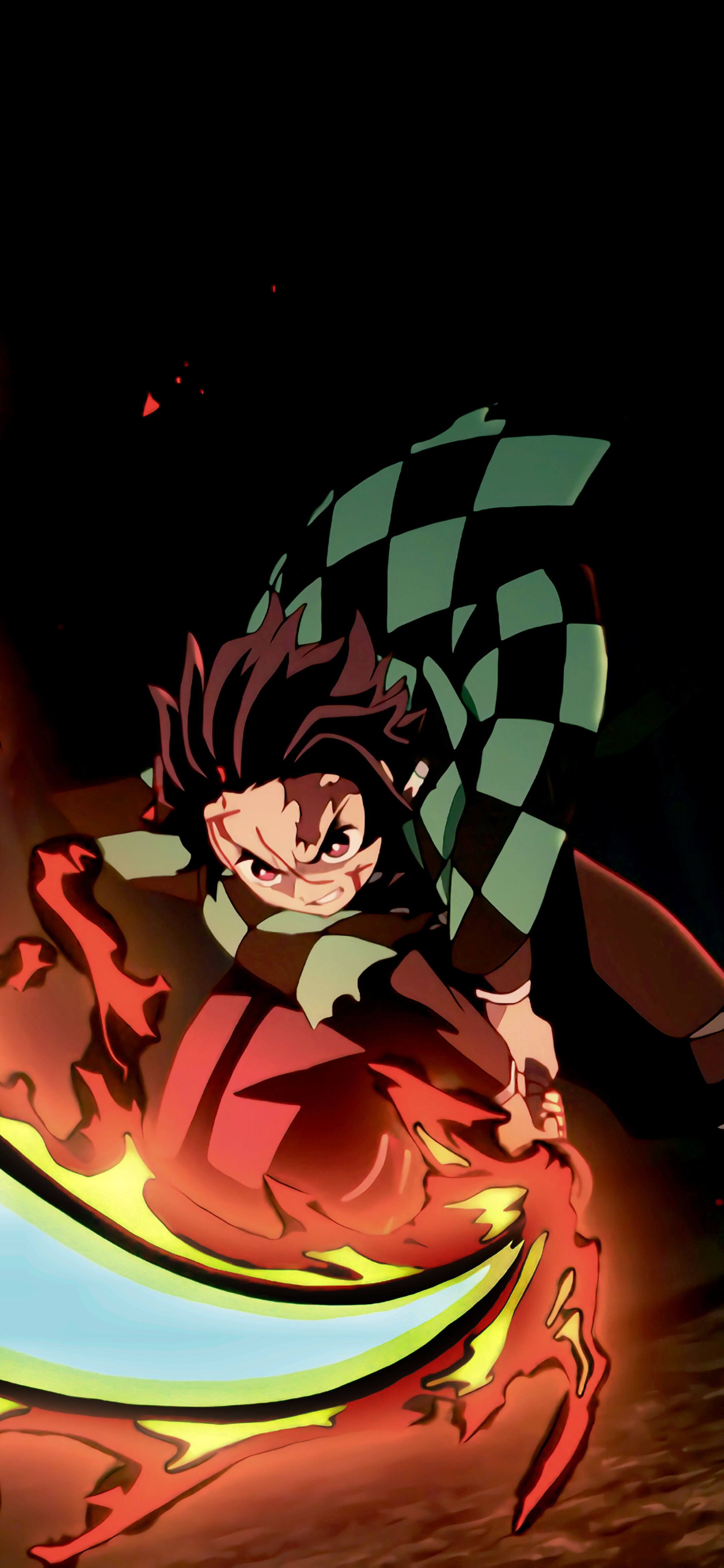 Wallpaper Kamado Tanjiro, Tanjiro Kamado, Nezuko Kamado, Demon Slayer Kimetsu no Yaiba, Anime, Background Free Image