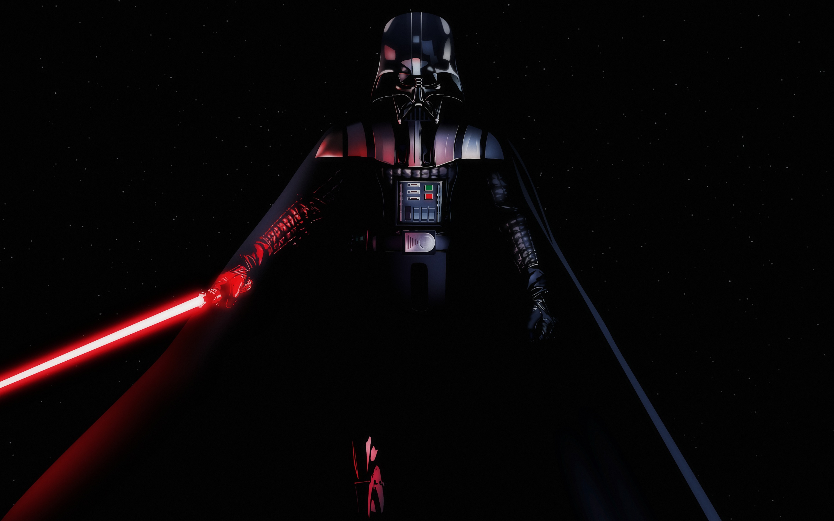 Darth Vader Wallpaper 4K, Black background, Star Wars