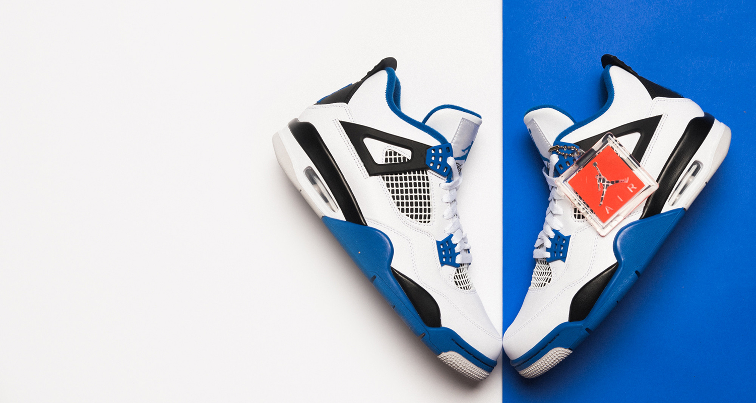 Air Jordan 4 Motorsport Wallpaper