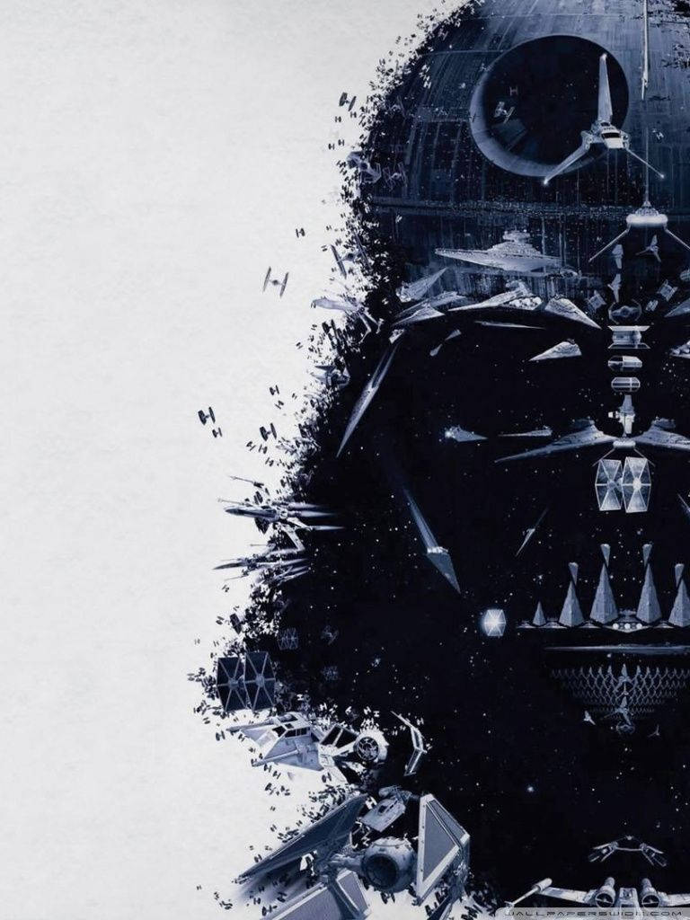 Download Disintegrating Darth Vader Star Wars Cell Phone Wallpaper