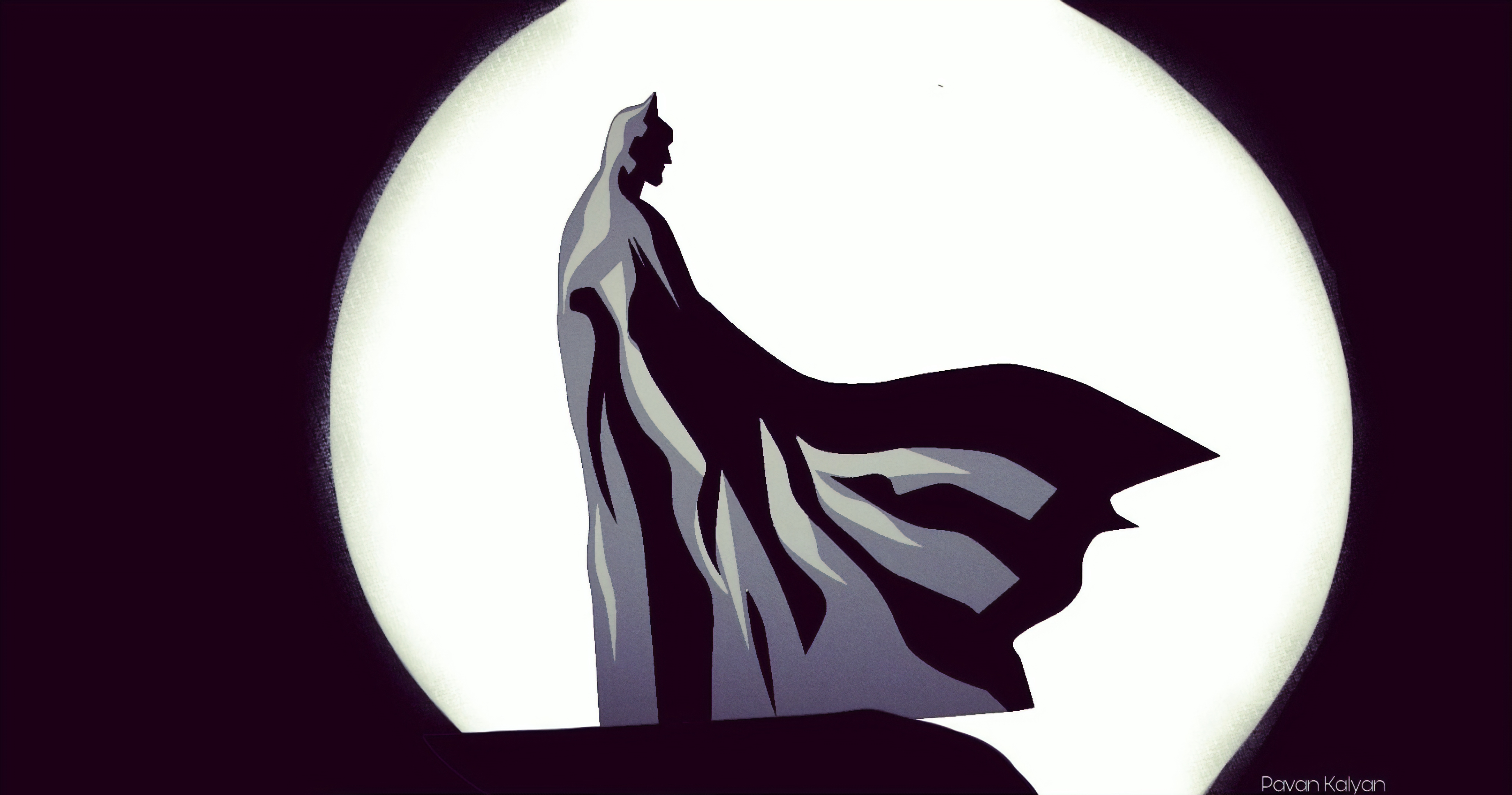 Wallpaper 4k Batman Shadow Wallpaper