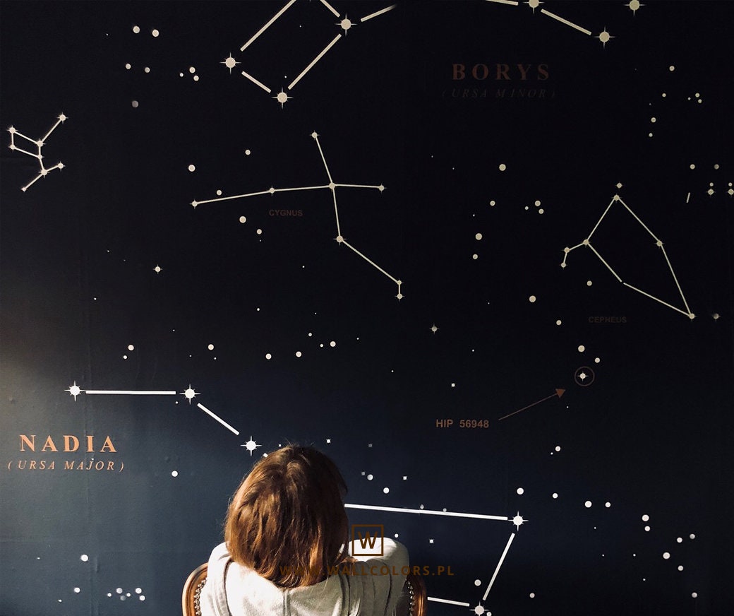 Kids Wallpaper Ursa Major Constellation Pattern