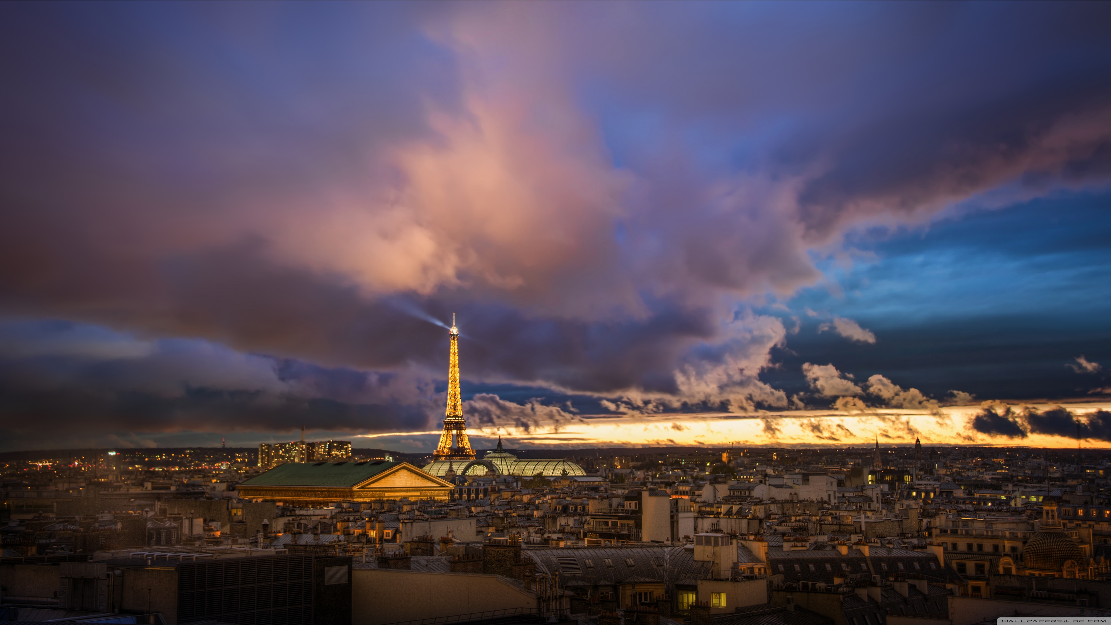 Paris 4K wallpaper for your desktop or mobile screen free and easy to download
