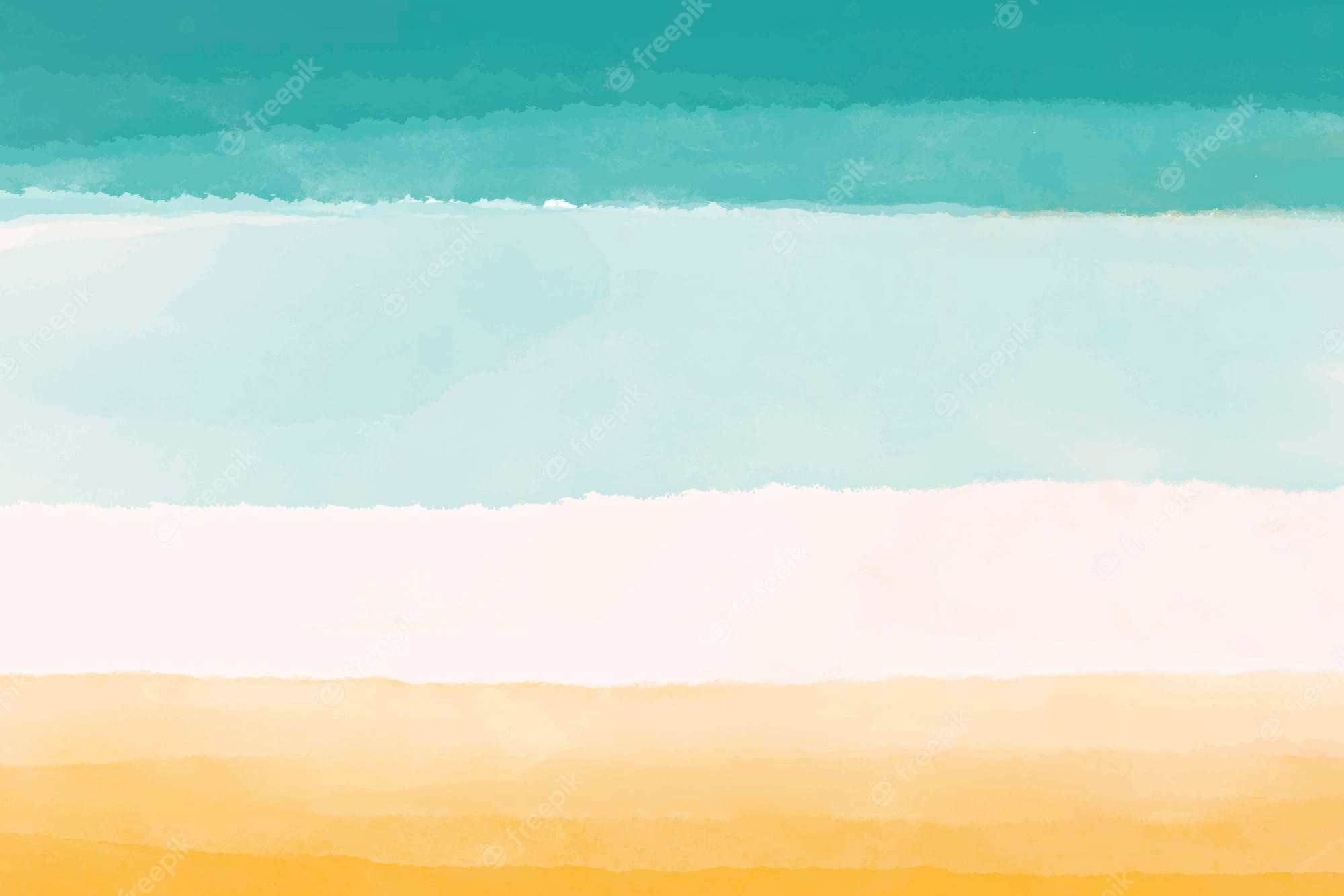 Free Vector. Watercolor background, yellow desktop wallpaper blue abstract design vector