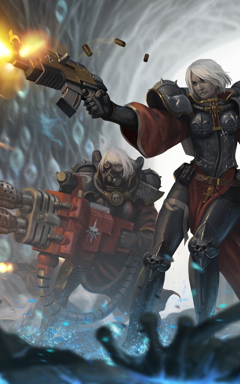 Wallpaper / Video Game Warhammer Phone Wallpaper, Sisters Of Battle, Adepta Sororitas, 800x1280 free download