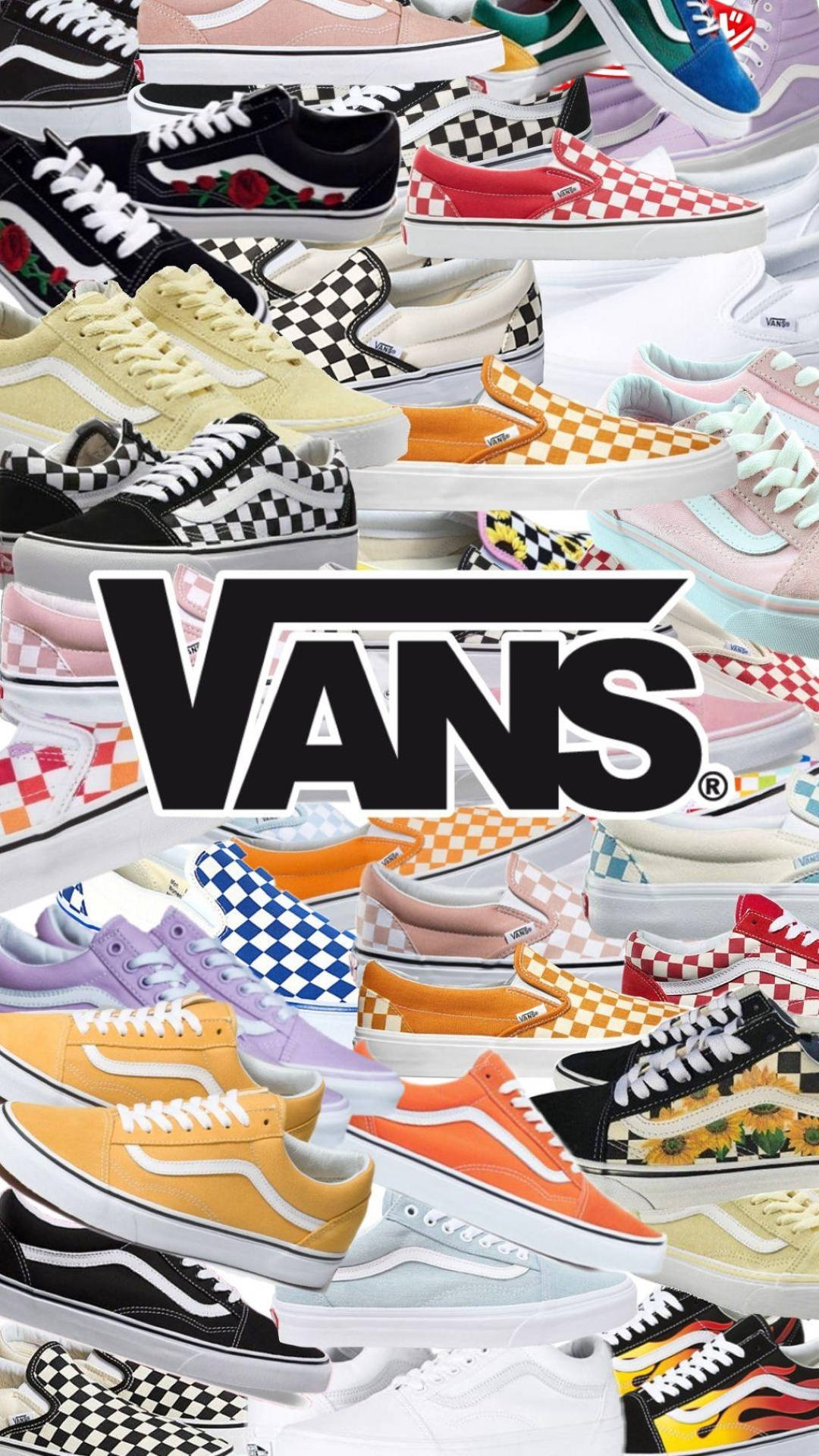 Download Vans Logo Sneakers Art Wallpaper