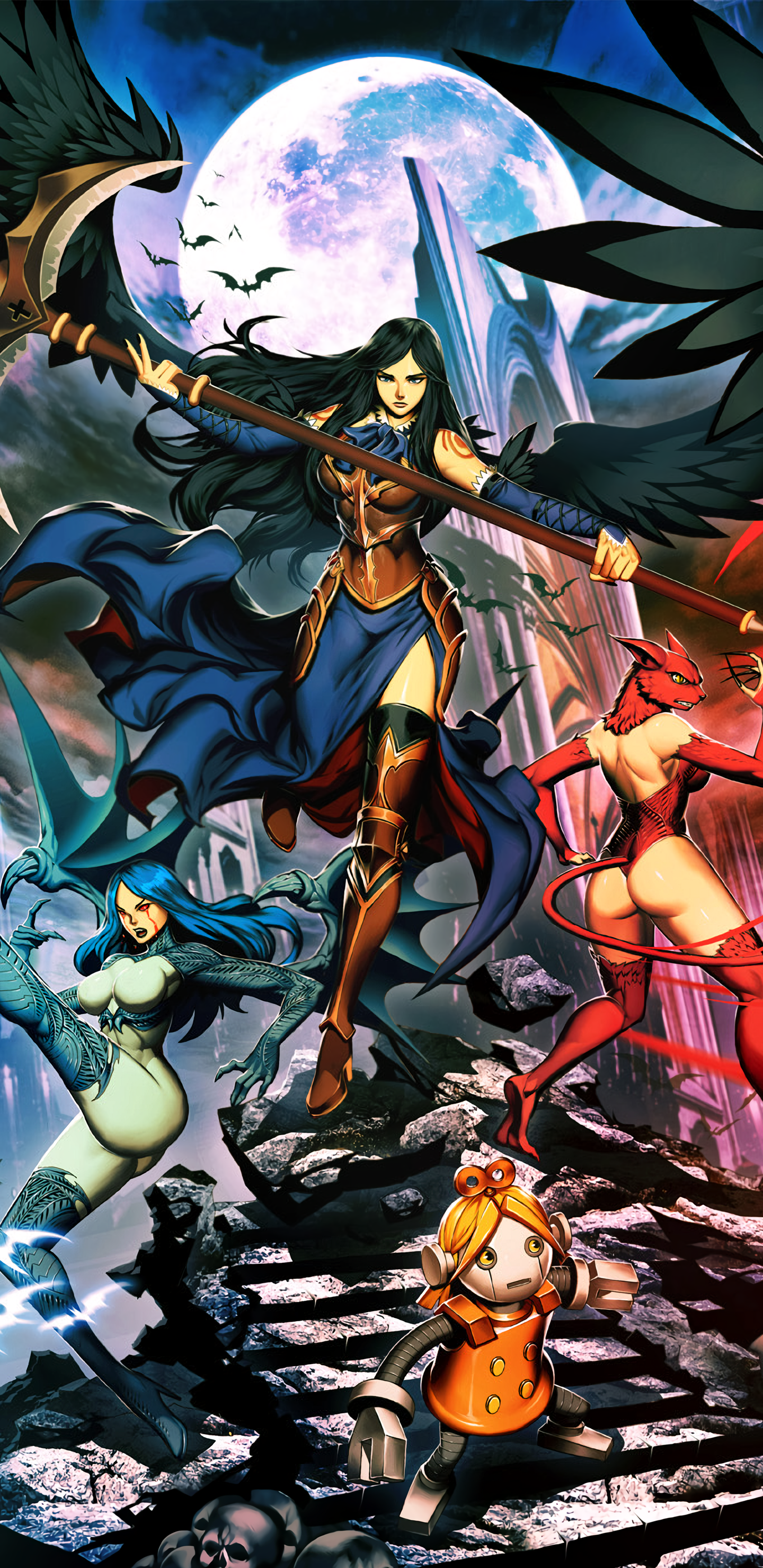 CastleVania Order of Ecclesia Shanoa Genzoman [1440x2960]