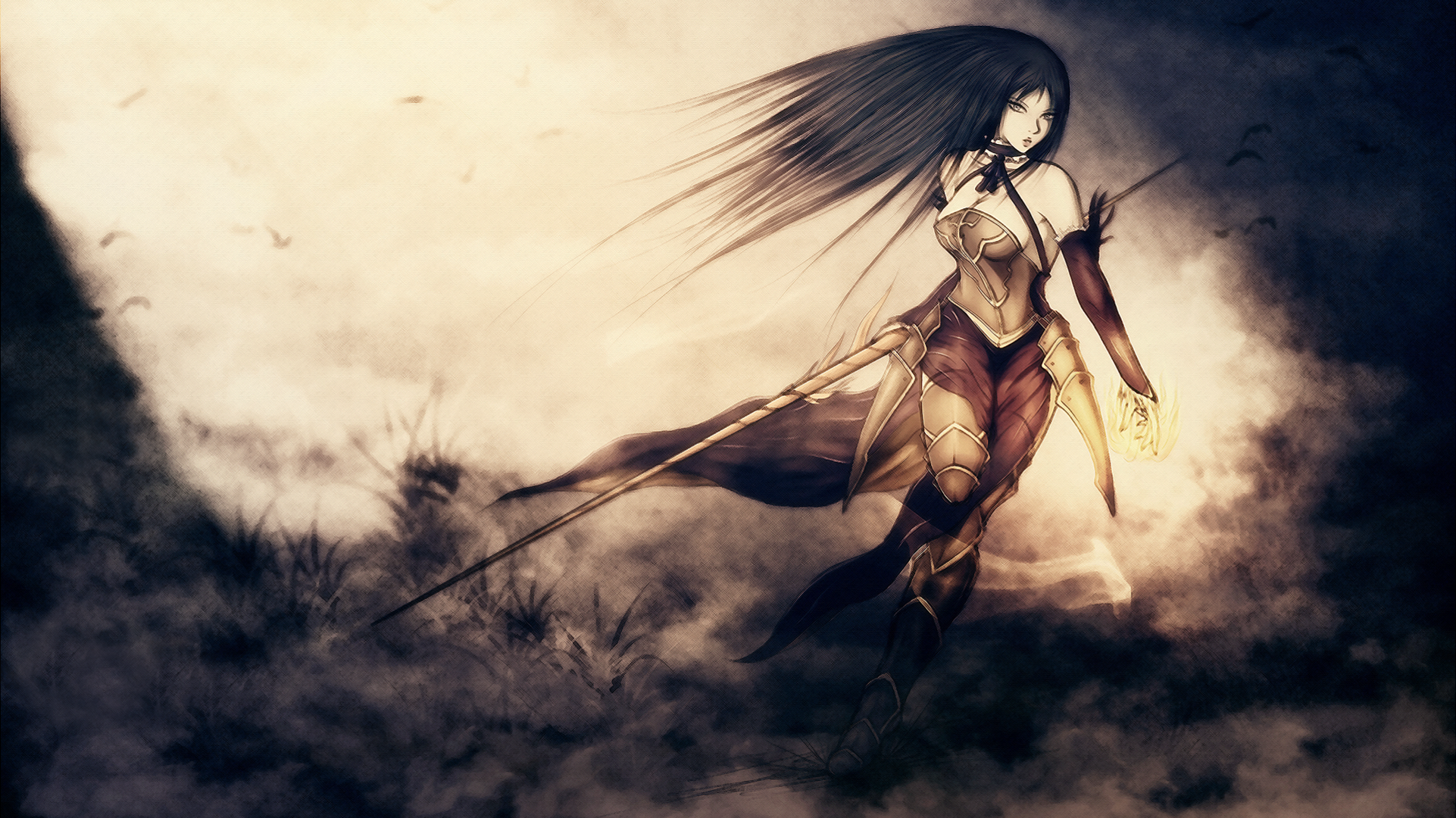 Wallpaper, sunlight, video games, fantasy art, photography, video game girls, Shanoa Castlevania, Castlevania Order Of Ecclesia, darkness, computer wallpaper 1922x1080