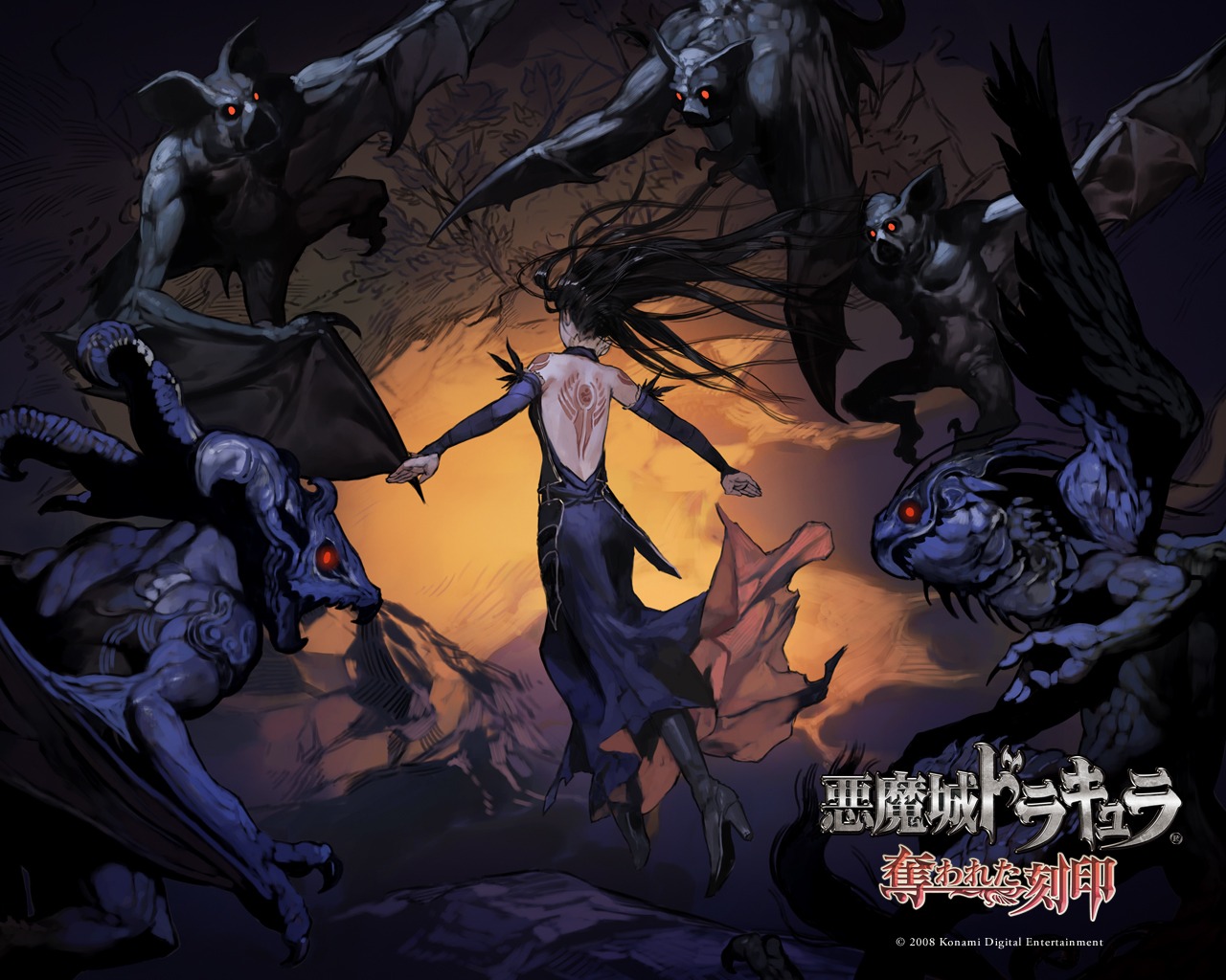 konami hirooka masaki castlevania castlevania: order of ecclesia shanoa dress wallpaper