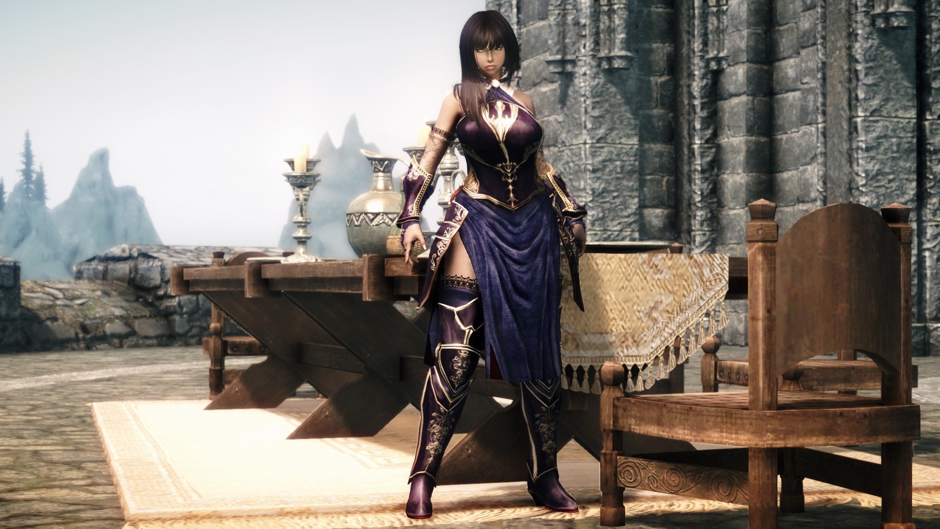 video Games, Video Game Girls, Shanoa (Castlevania), The Elder Scrolls V: Skyrim, Mods Wallpaper HD / Desktop and Mobile Background