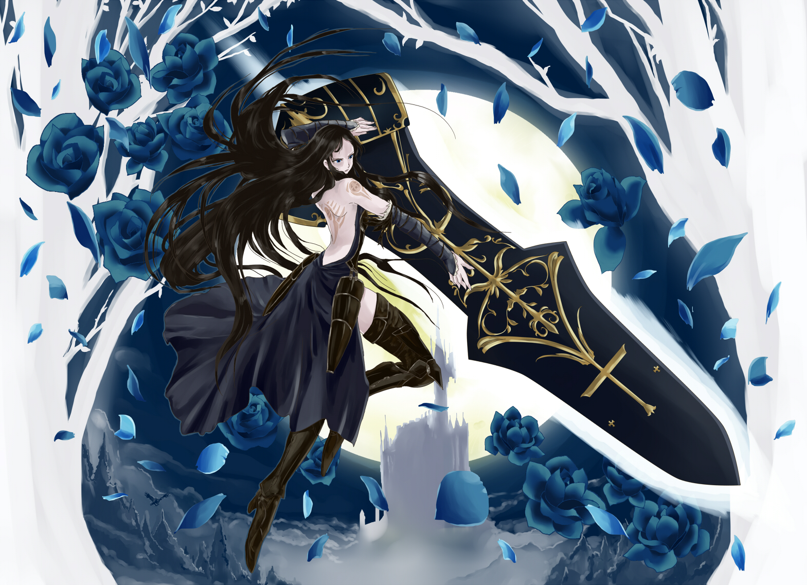 shanoa (castlevania and 1 more) drawn by ruri_(rukiafile)