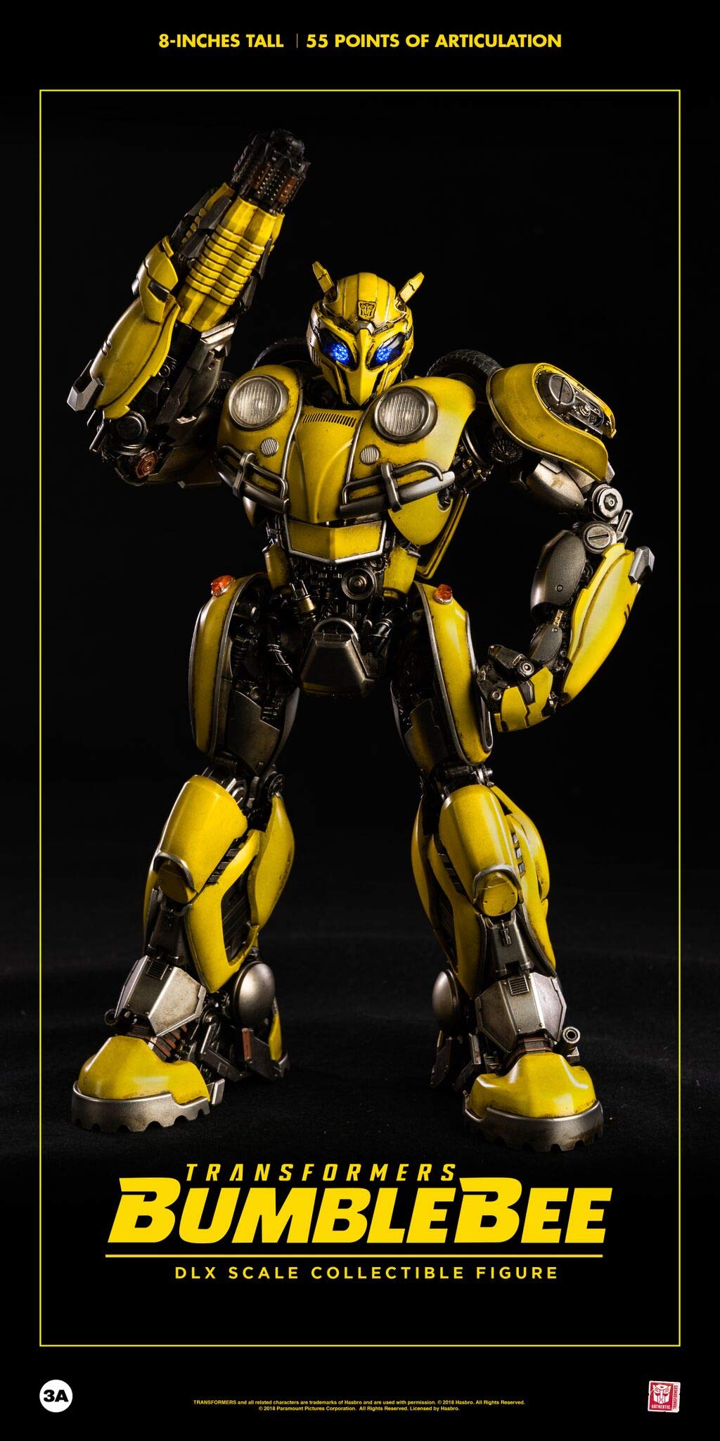 3A Transformers: Bumblebee Deluxe Scale Figure, Multicolor, Toys & Games