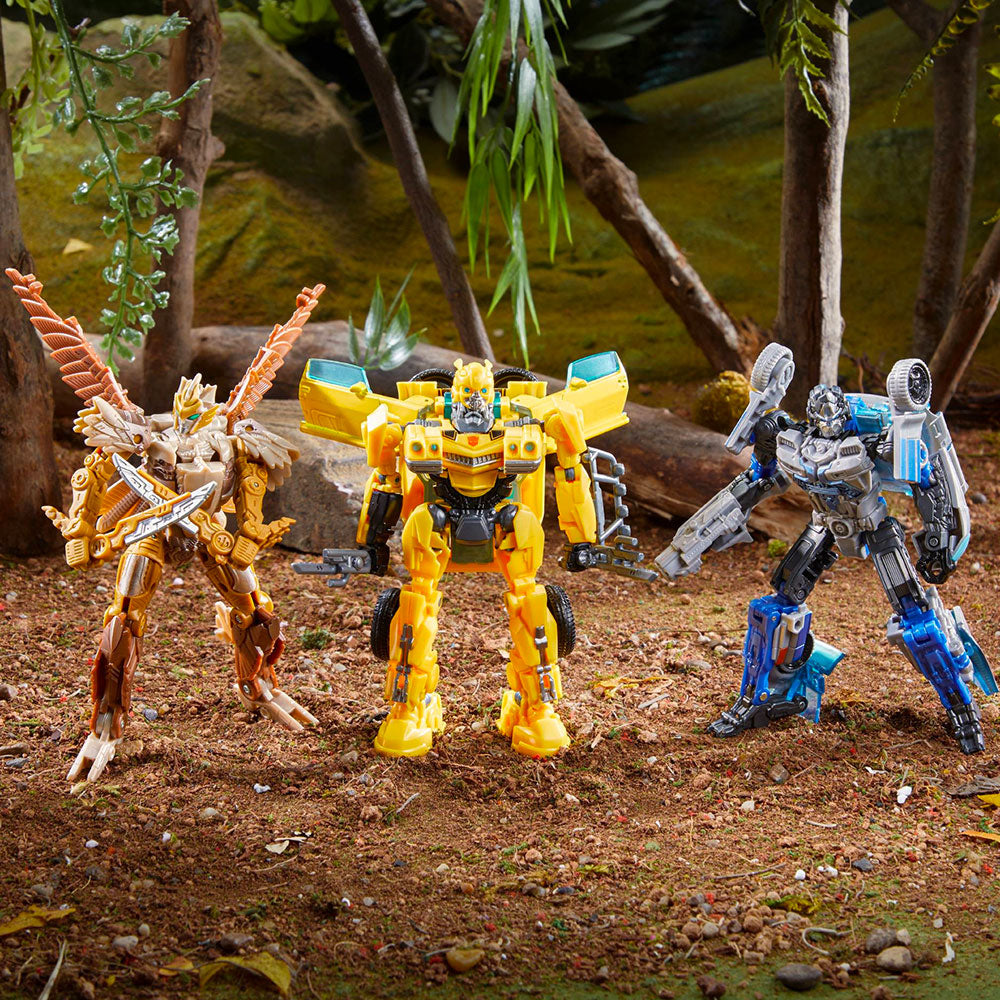 Transformers Rise Of The Beasts Jungle Mission Bumblebee Mirage 3 Pack