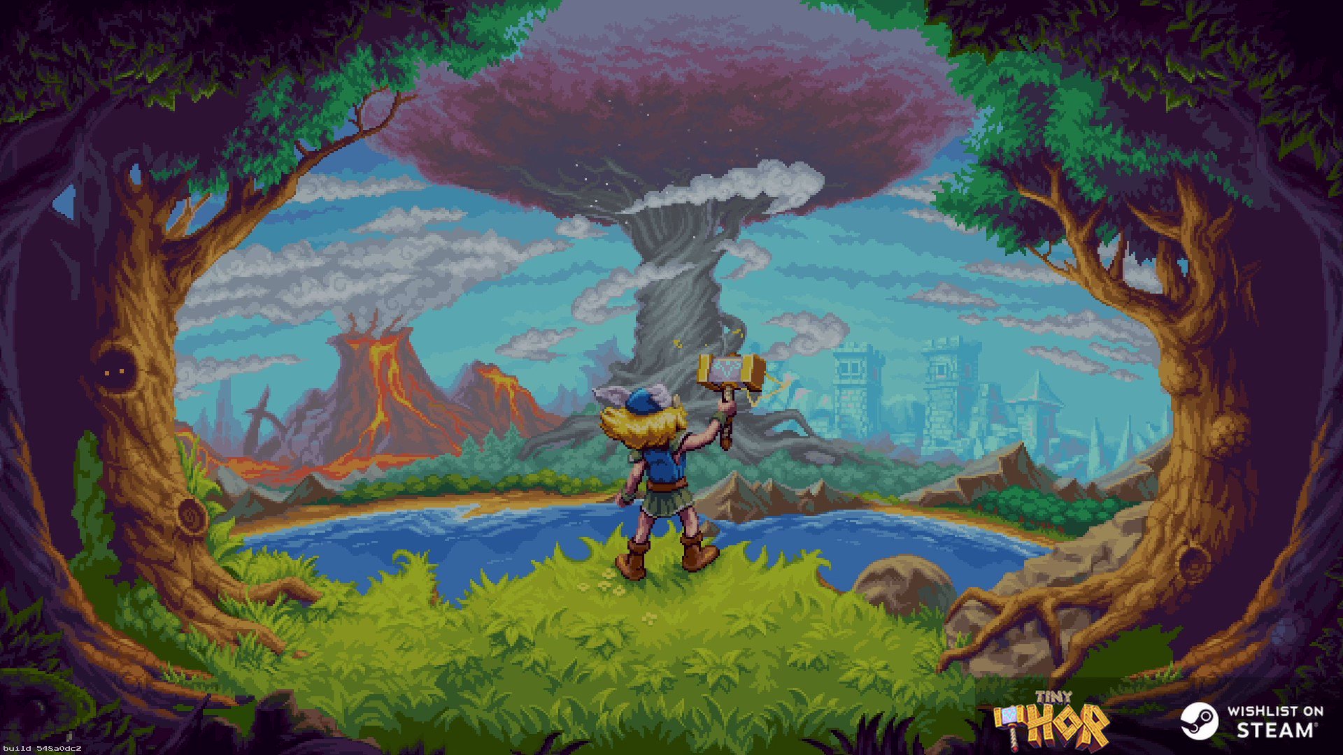 DerNachbar new Title Screen for Tiny Thor, this time in glorious pixel art :)