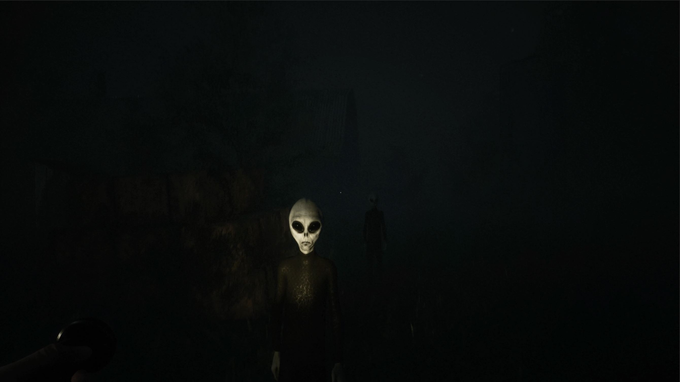 Refugium Games. Greyhill Incident, Wishlist Now!, Aliens, Aliens. Screenshotted this one during my trip through an outlying neighborhood