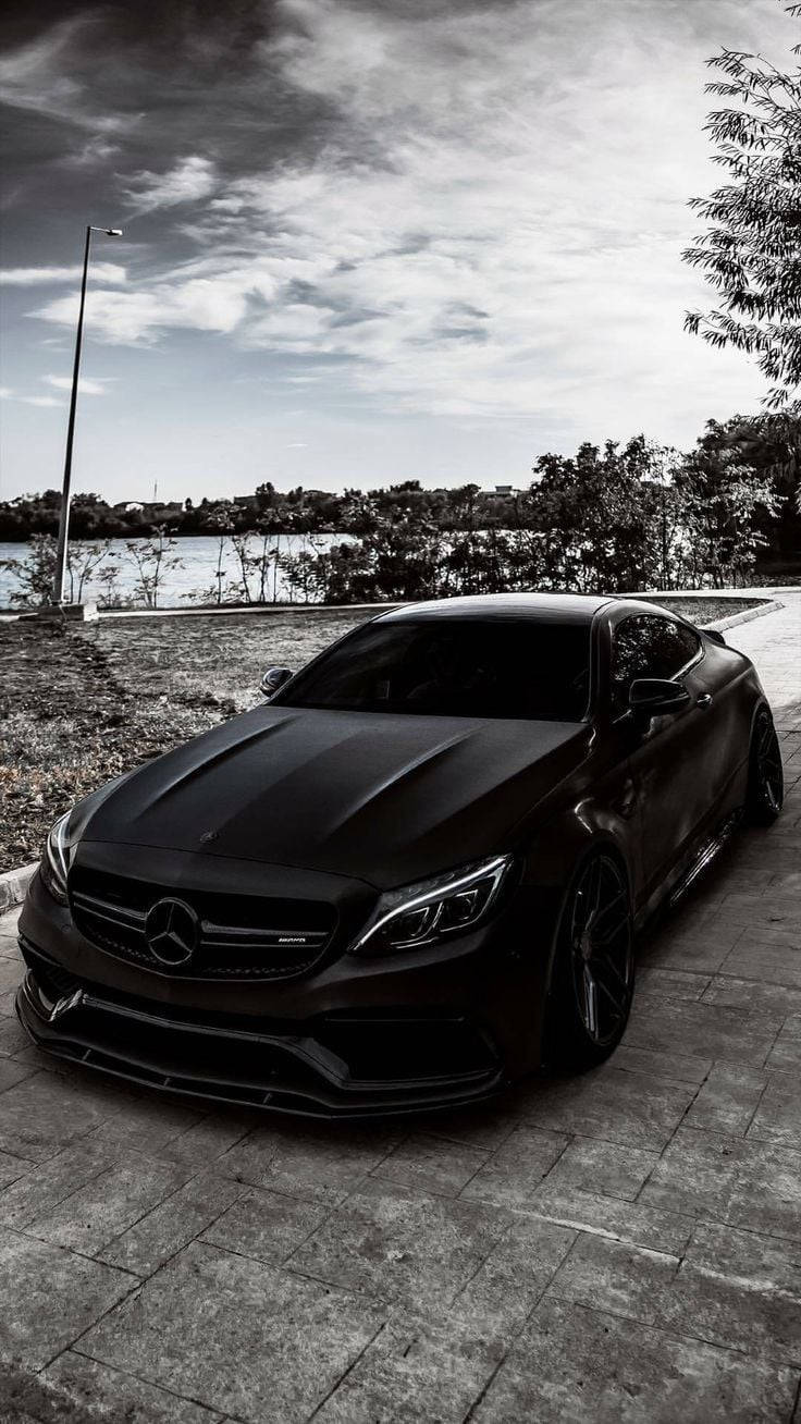 Download Matte Black Mercedes Benz Amg Wallpaper