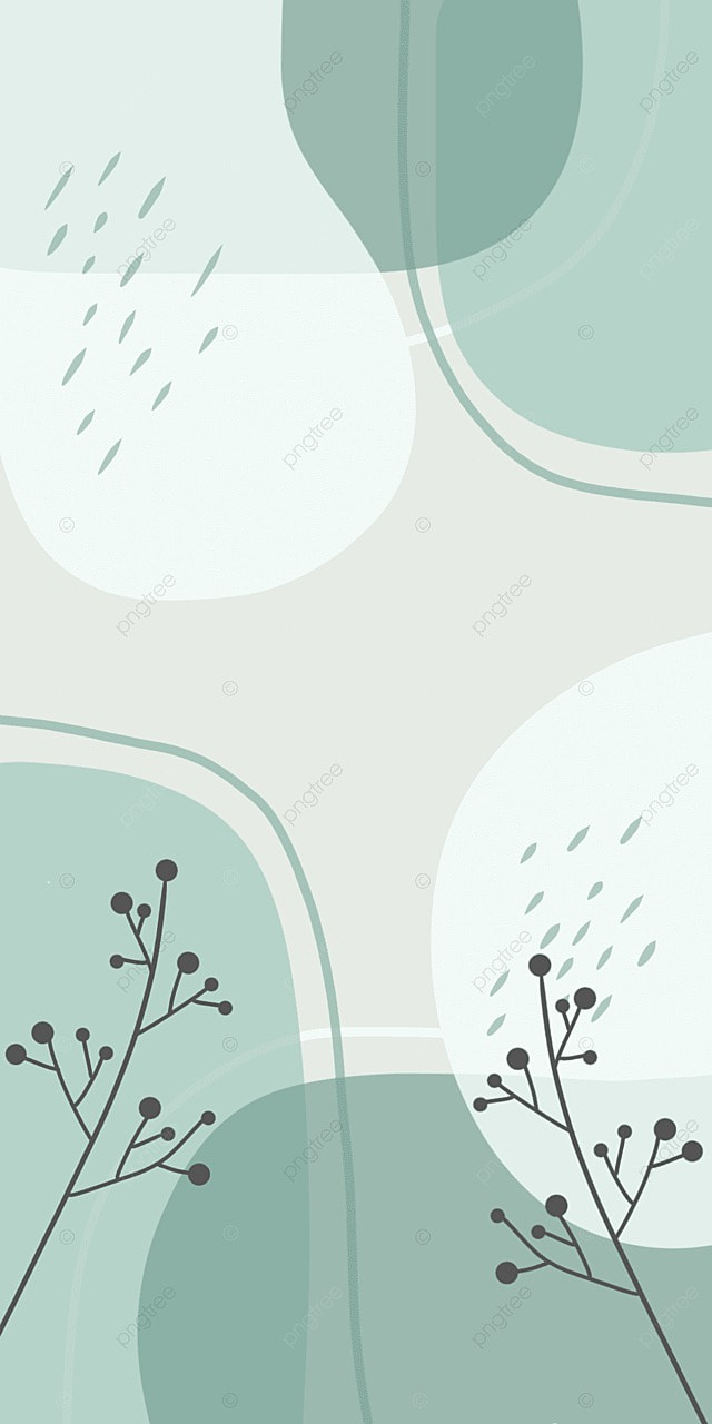Simple Fluid For Mobile Wallpaper With Tosca Color And Plants Sillouet Background Wallpaper Image For Free Download