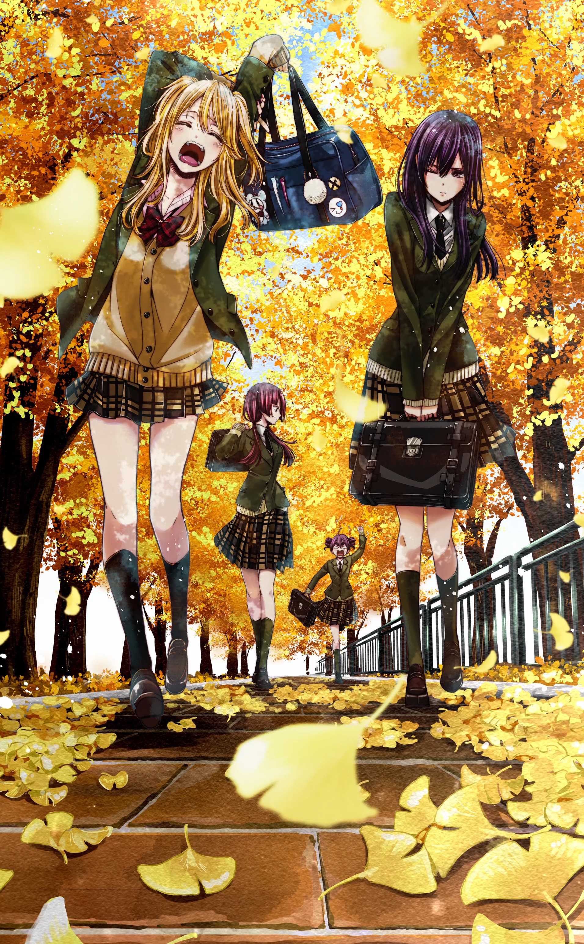 saburouta citrus (manga) aihara mei aihara yuzu (citrus) momokino himeko taniguchi harumi seifuku sweater