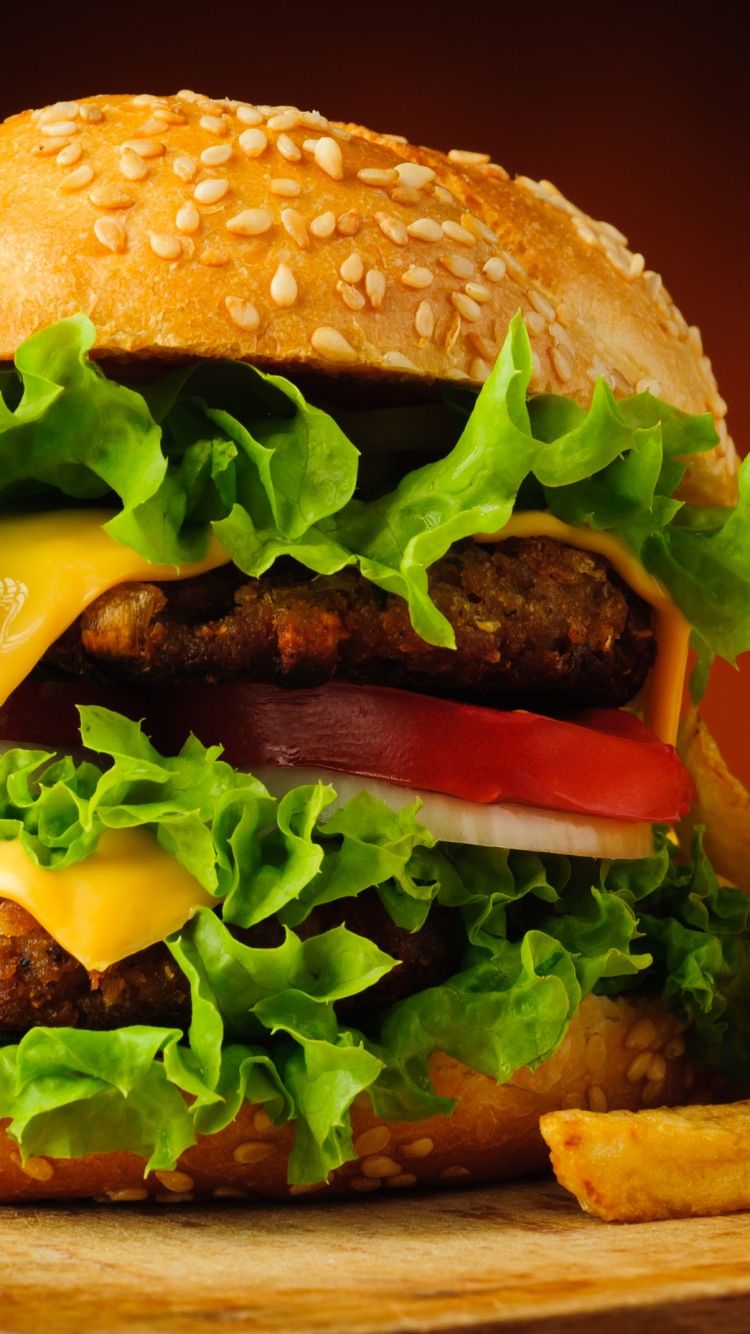 Burger iPhone Wallpaper