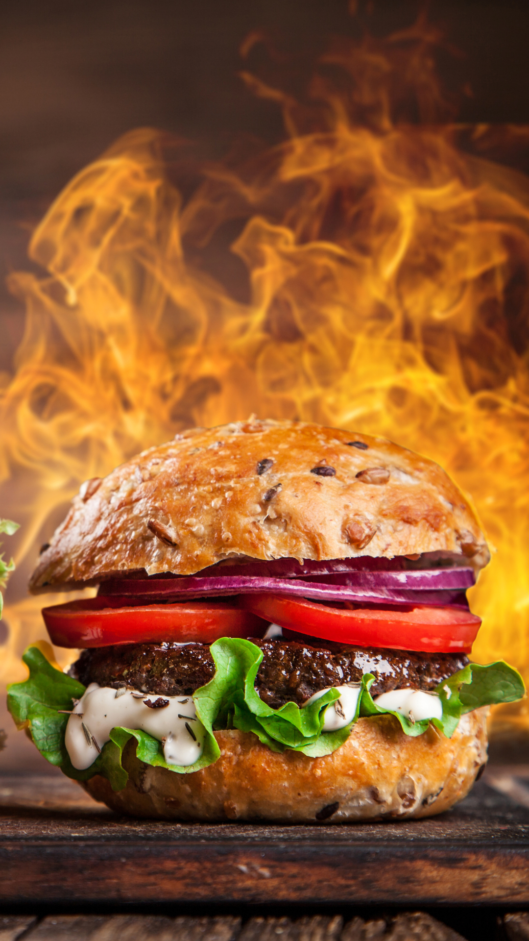 Burger Phone Wallpaper