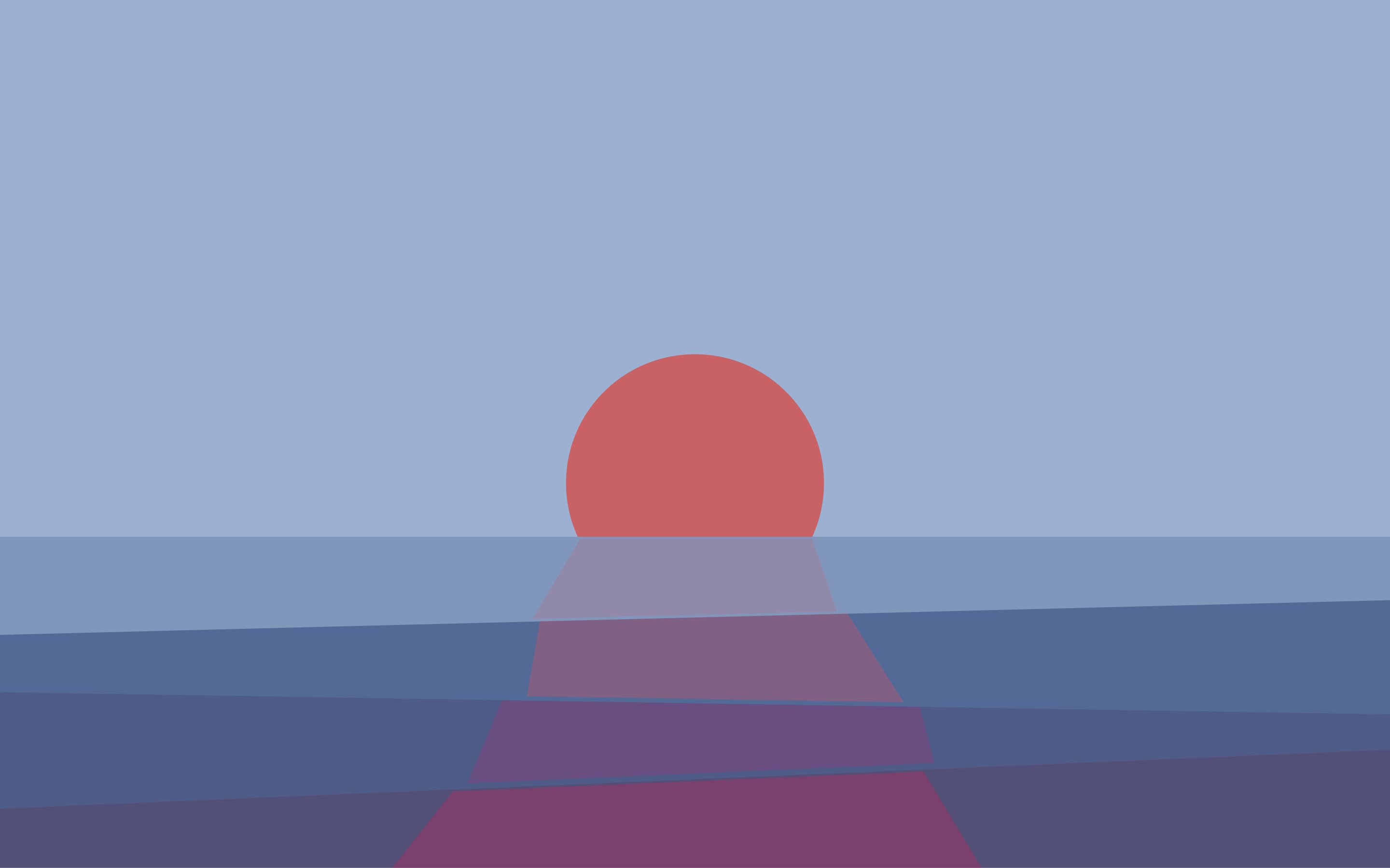 Minimalist Sunset HD wallpaper