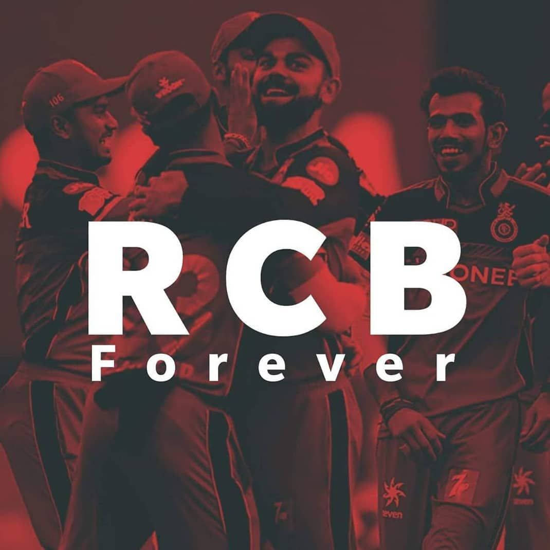 Download Red Aesthetic RCB Cricket Team