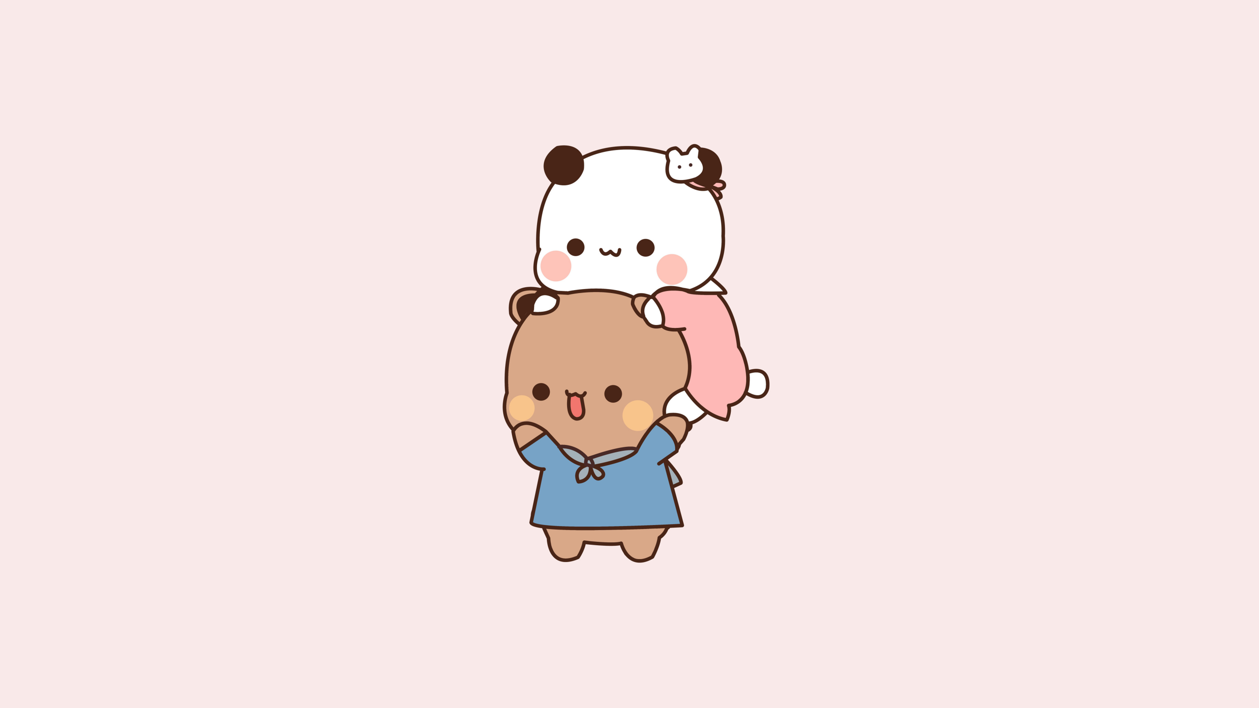 Adorable Wallpaper 4K, Kitty couple, Cute