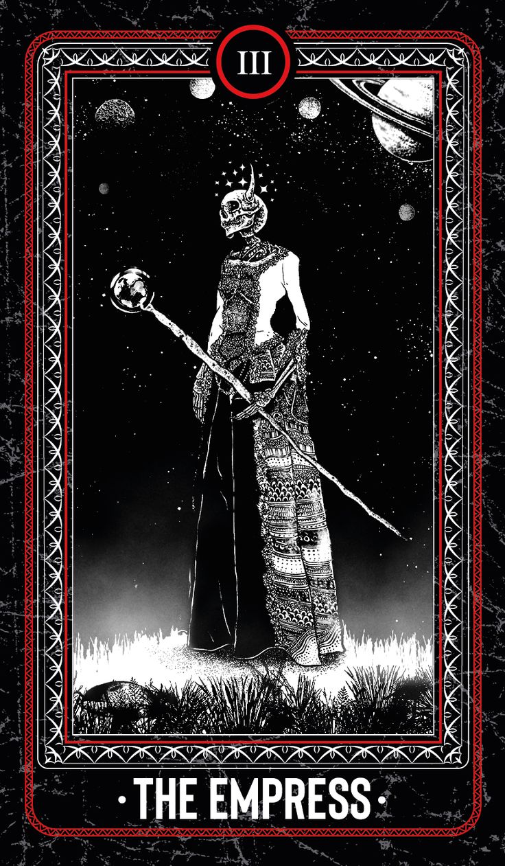 The Empress Bones Arcana Tarot. Tarot cards art, Empress tarot card, Tarot