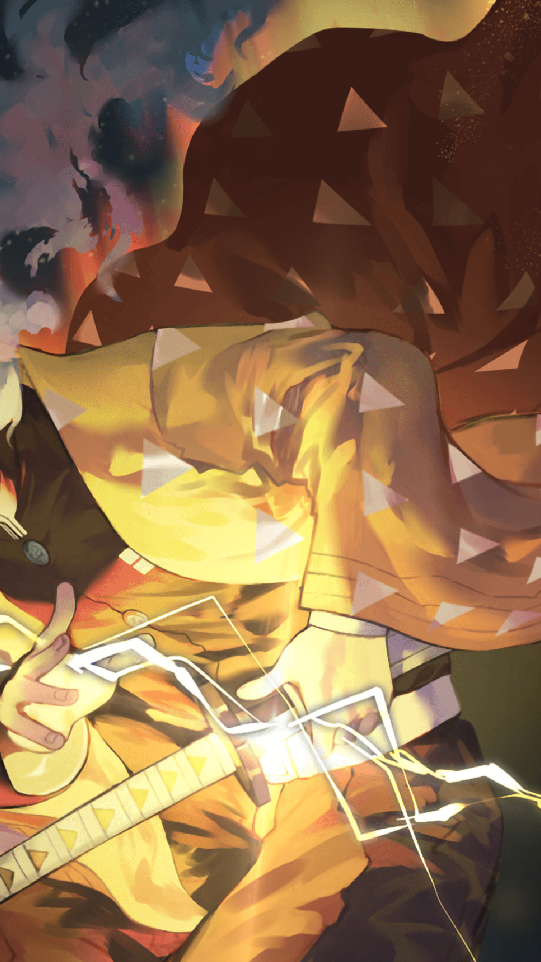 Zenitsu Wallpaper for iPhone and Android