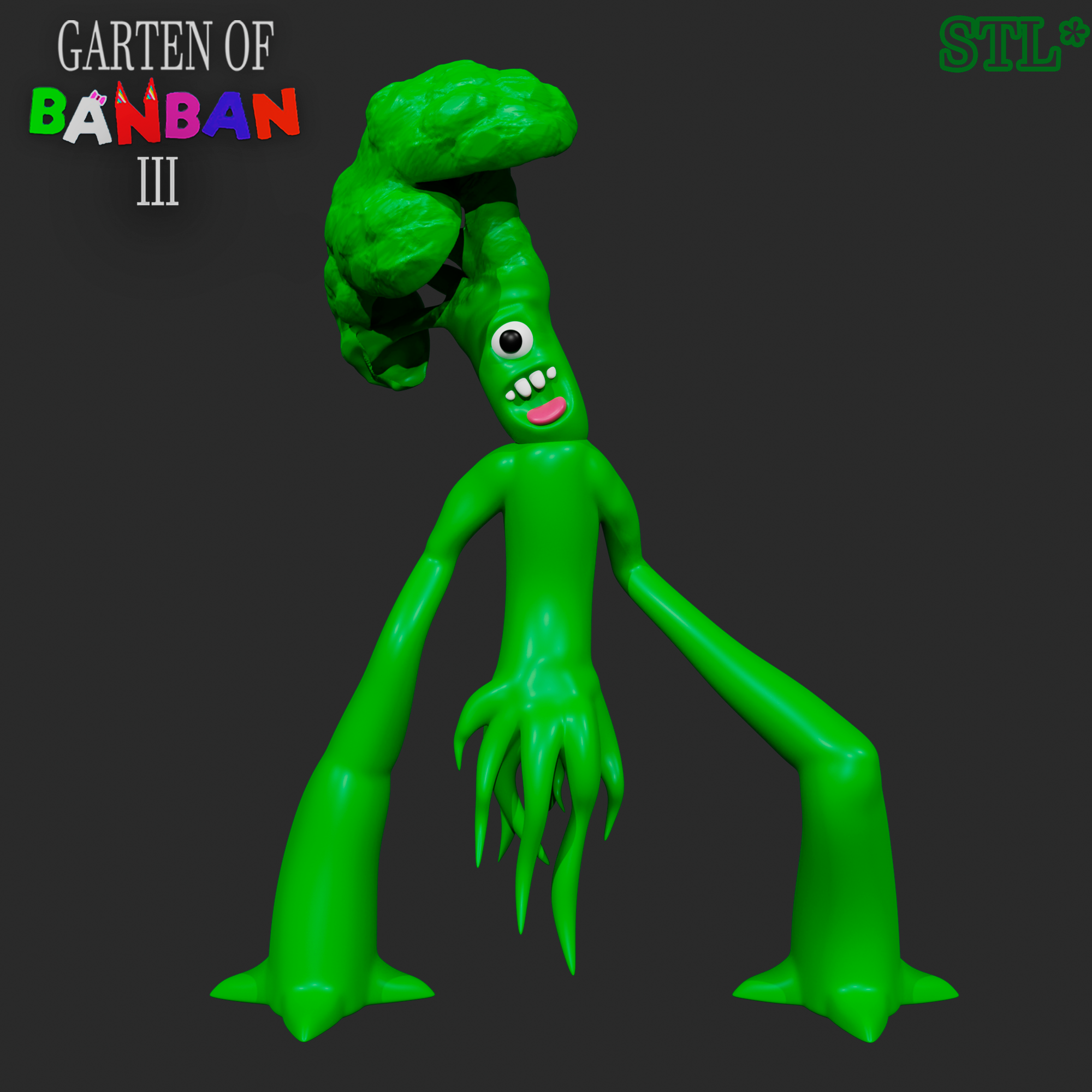 STL file TALL VIKTOR FROM GARTEN OF BANBAN 3 NEW MONSTERS. FAN ART. BGGT・3D printing to download・Cults