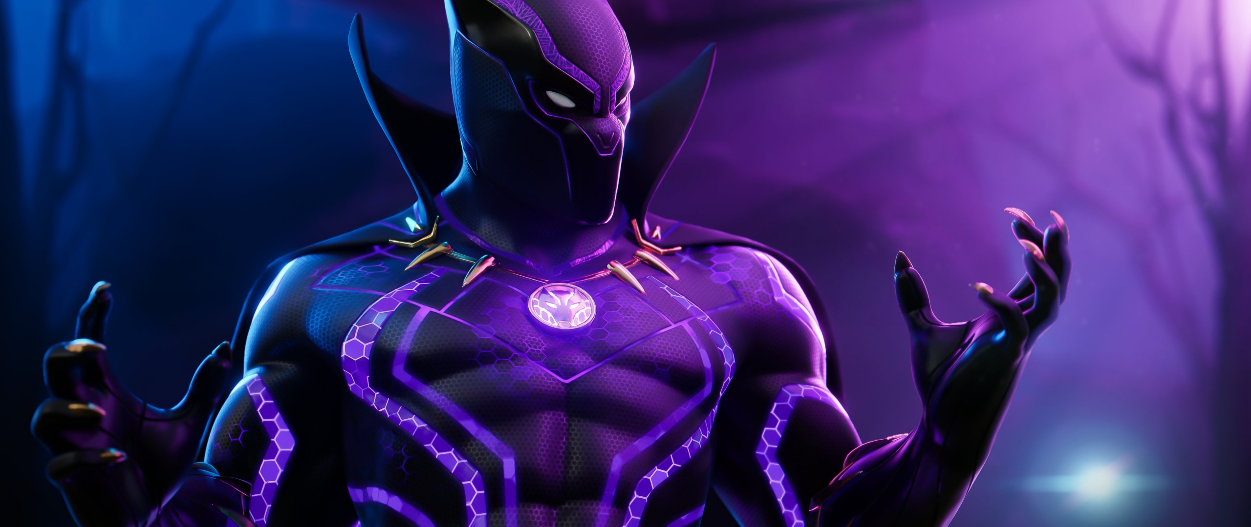Black Panther Wallpaper 4K, Fortnite, Skin, Games