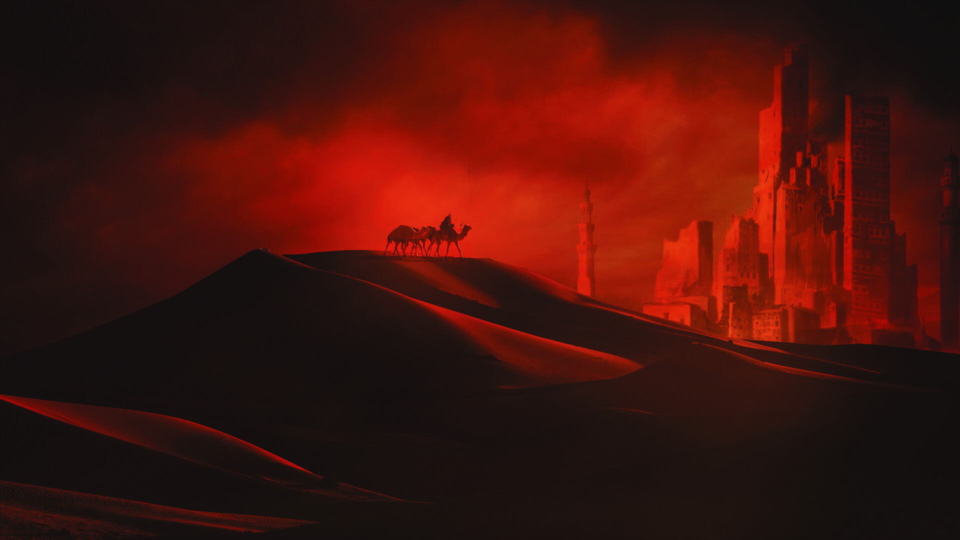 Jayesh Thanekar Arabian Nights Concept Art