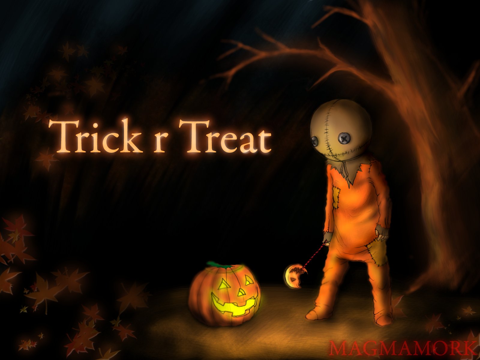 Wallpaper, 1600x1200 px, 2, dark, film, Halloween, horror, movie, R, thriller, treat, trick 1600x1200