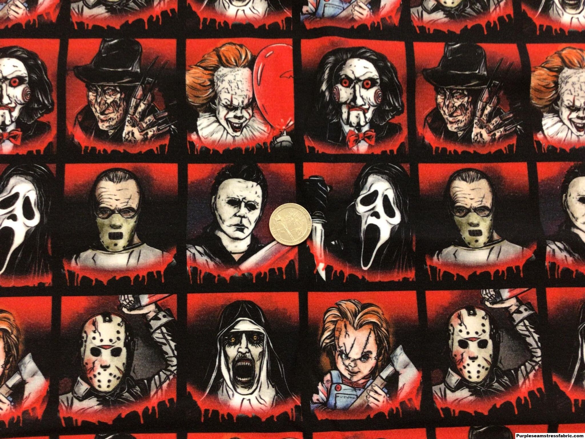 Halloween Horror Movies Cotton Lycra