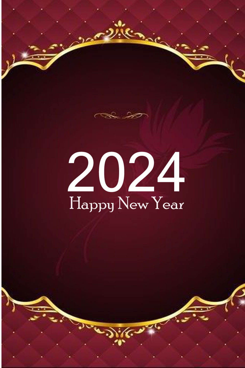 Happy New Year 2024 Stationary Image Birthday Wishes, Memes, SMS & Greeting eCard Image
