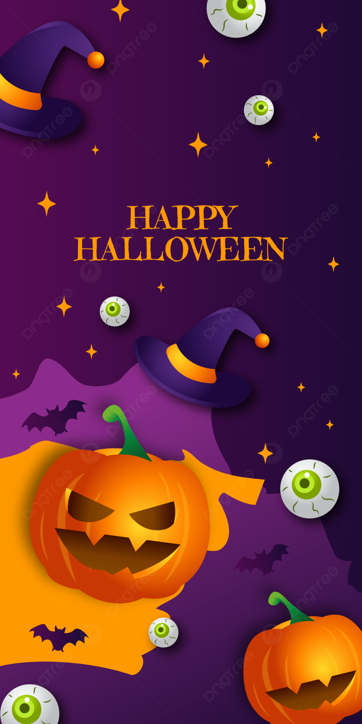 Cool Wallpaper Of Halloween Pumpkins Background Wallpaper Image For Free Download