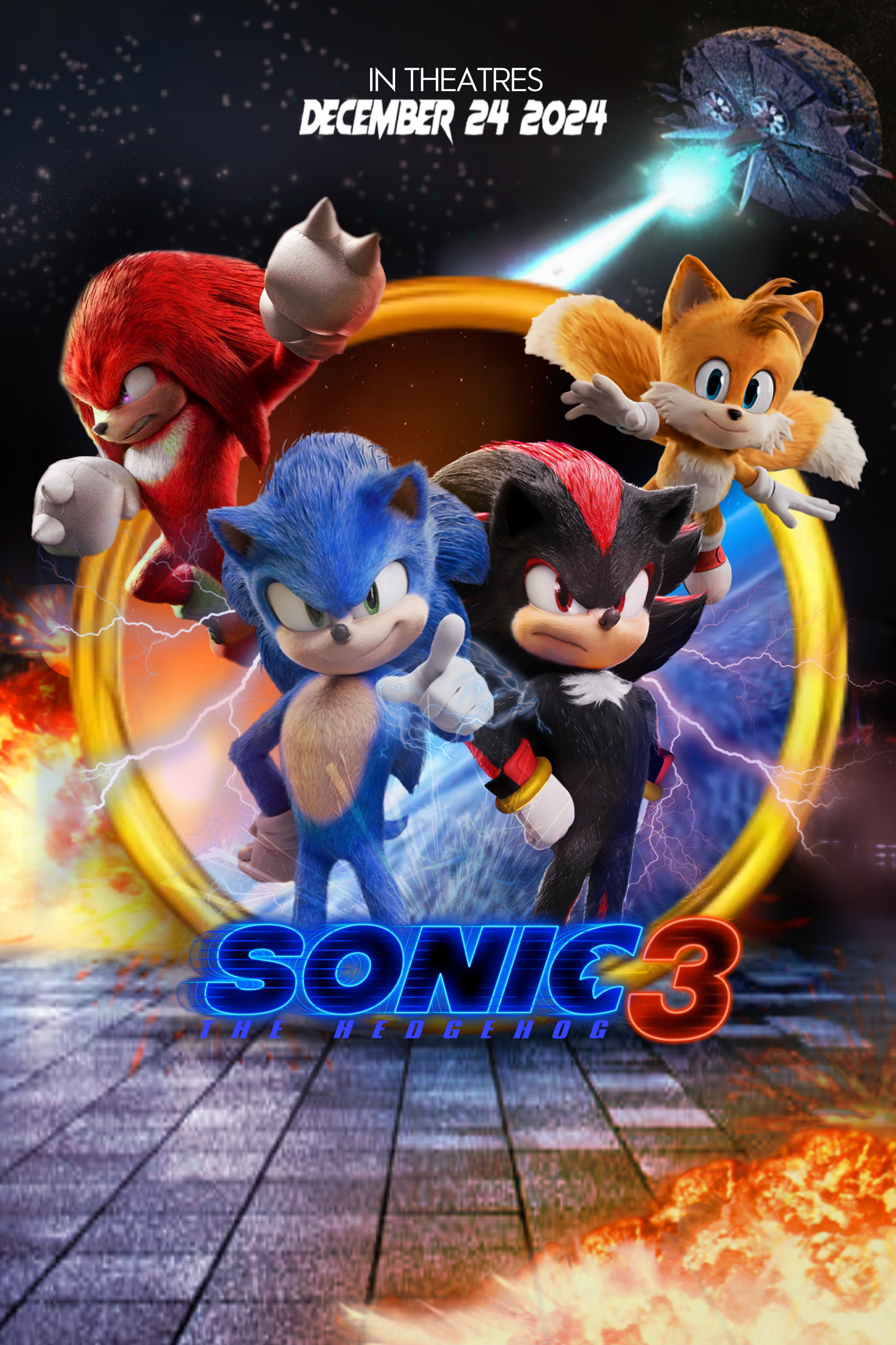 SONIC THE HEDGEHOG 3 (2024) 'The Final Chapter', Teaser Trailer Concept