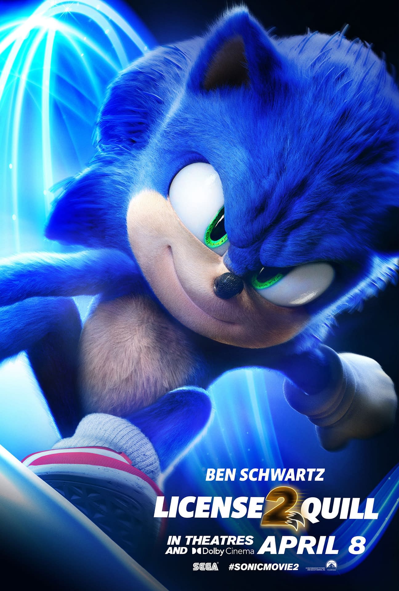 Character Posters Released for Sonic the Hedgehog 2