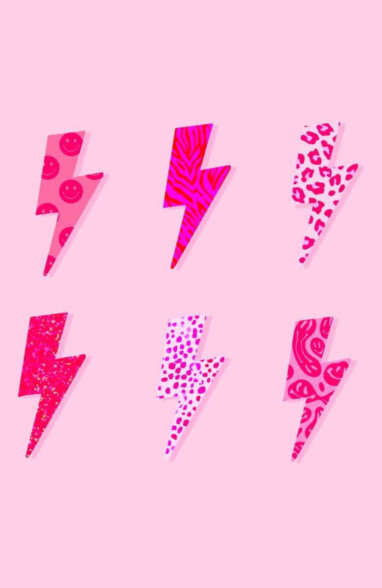 Lightning bolt pink. Preppy wallpaper, Preppy wall collage, iPhone wallpaper preppy