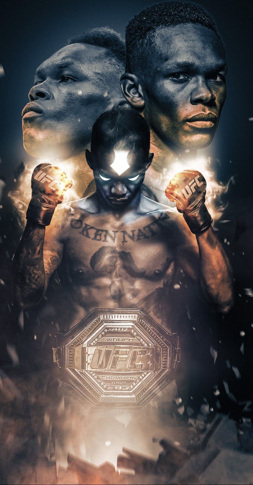 UFC Wallpaper 4k UFC Wallpaper 4k with the keywords body, brock lesnar, fight, fighting, jon jones.. Israel adesanya, Ufc, Bucky barnes fanart