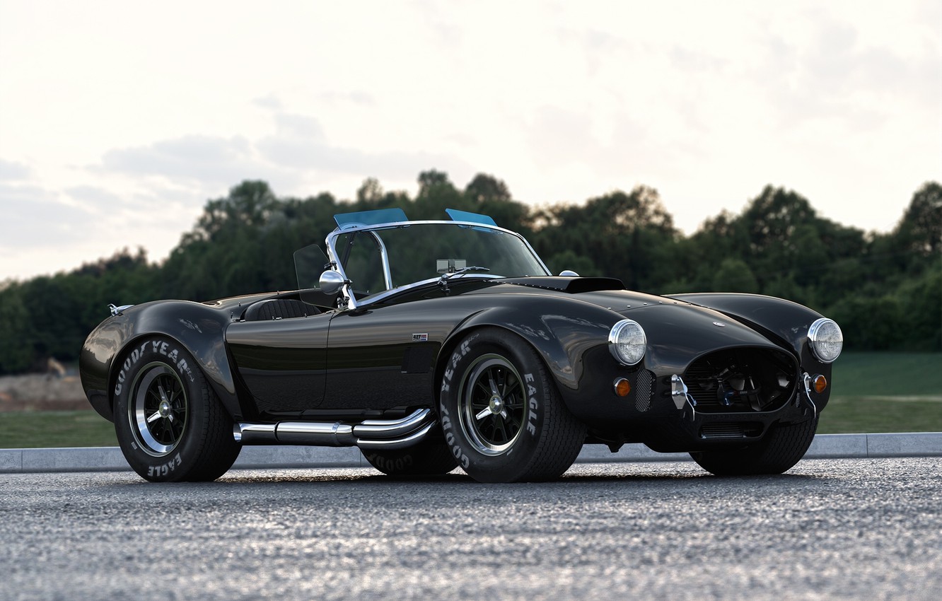 Wallpaper machine, auto, Gregory Cleaver, AC Shelby Cobra - for desktop, section рендеринг