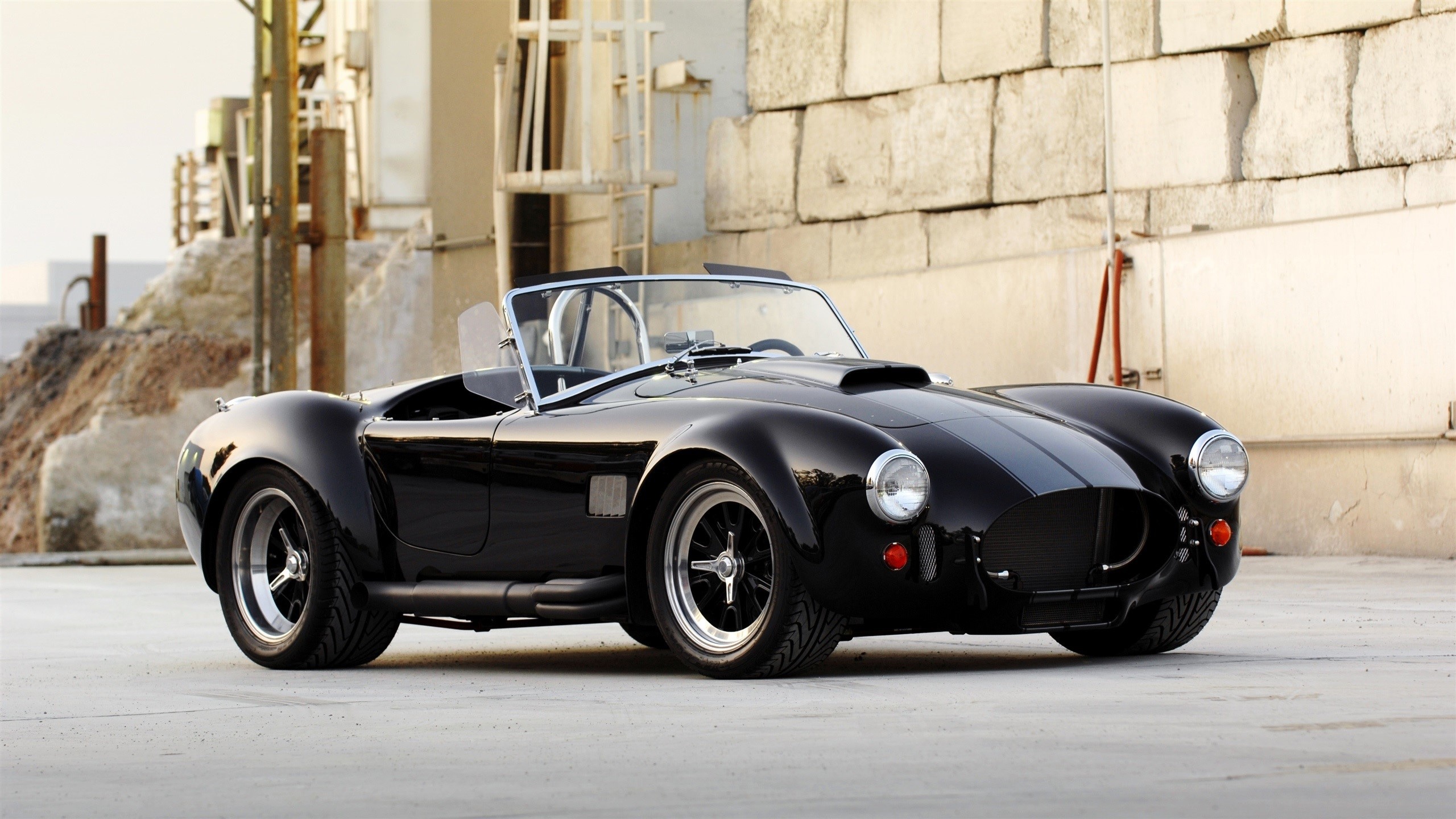 Wallpaper / Shelby, car, black cars, vehicle, daylight, Ford, Shelby Cobra 427 free download