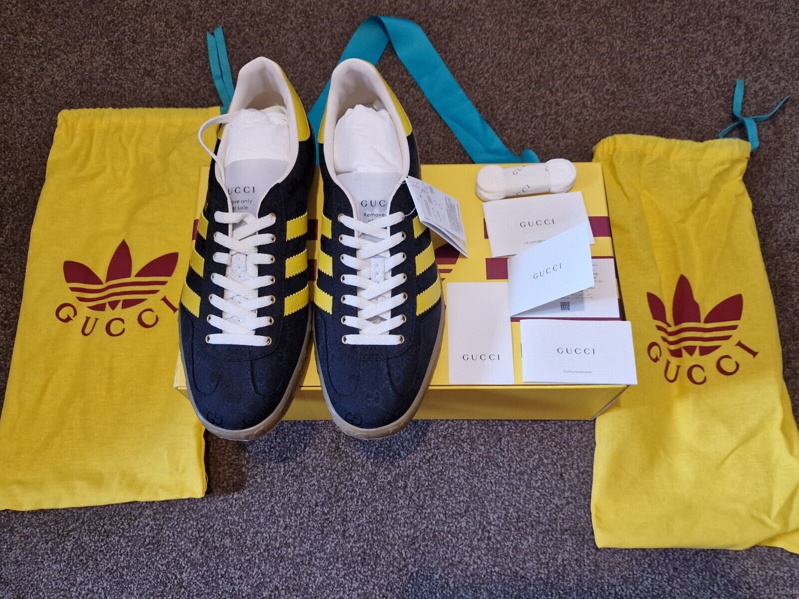 Adidas X Gucci Men's Gazelle Sneaker 2023