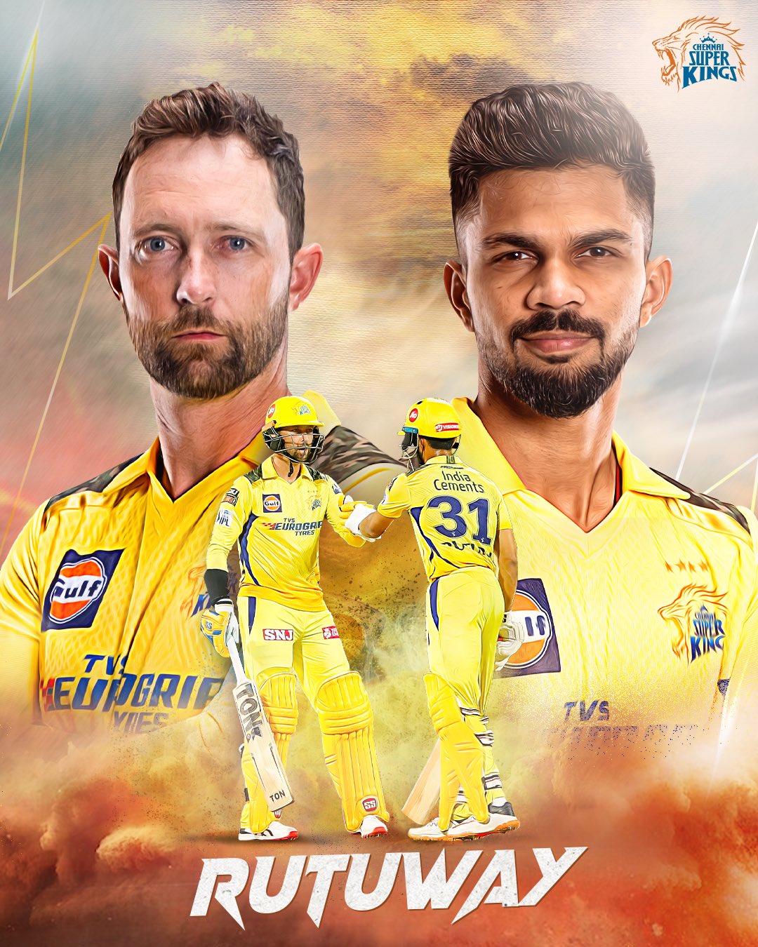 Chennai Super Kings of the pride with three