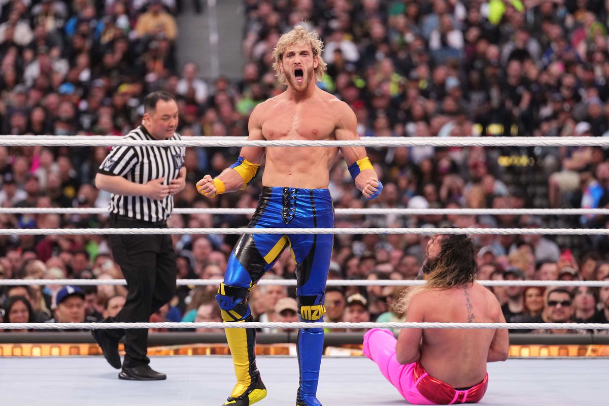 Highlights! Logan Paul puts KSI through ringside table in WrestleMania 39 loss