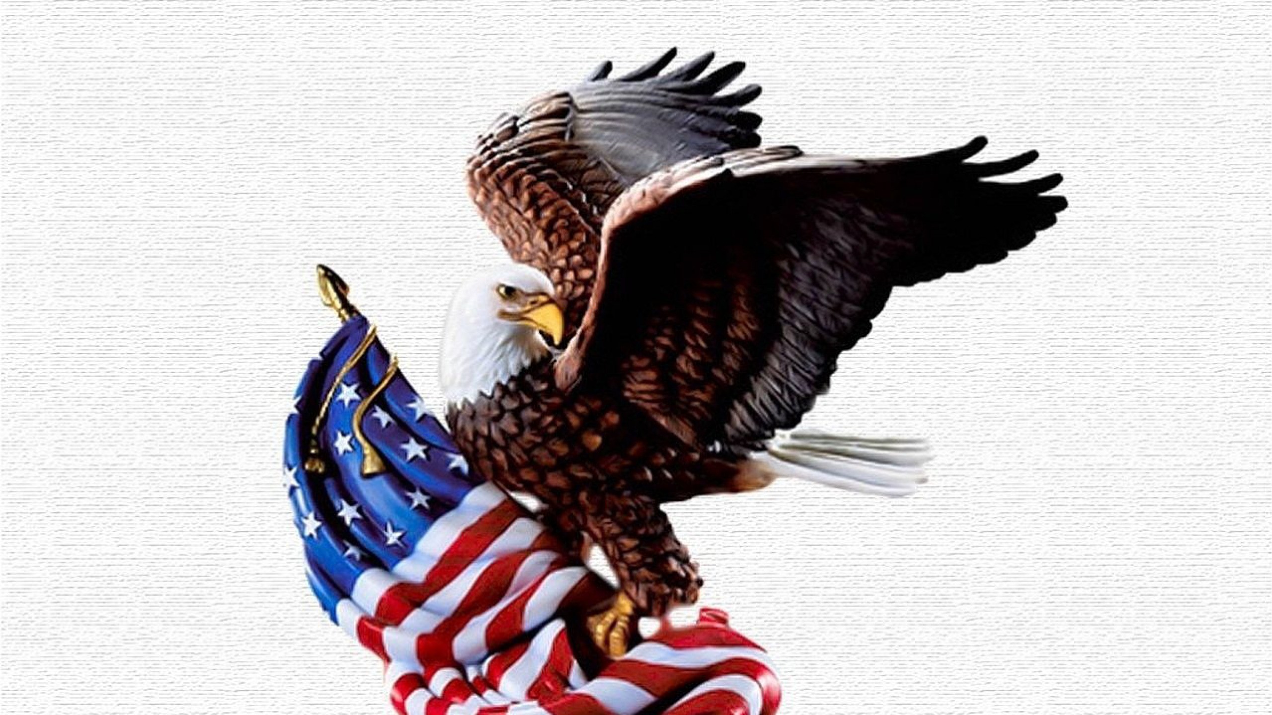 American Flag With Eagle Wallpaper