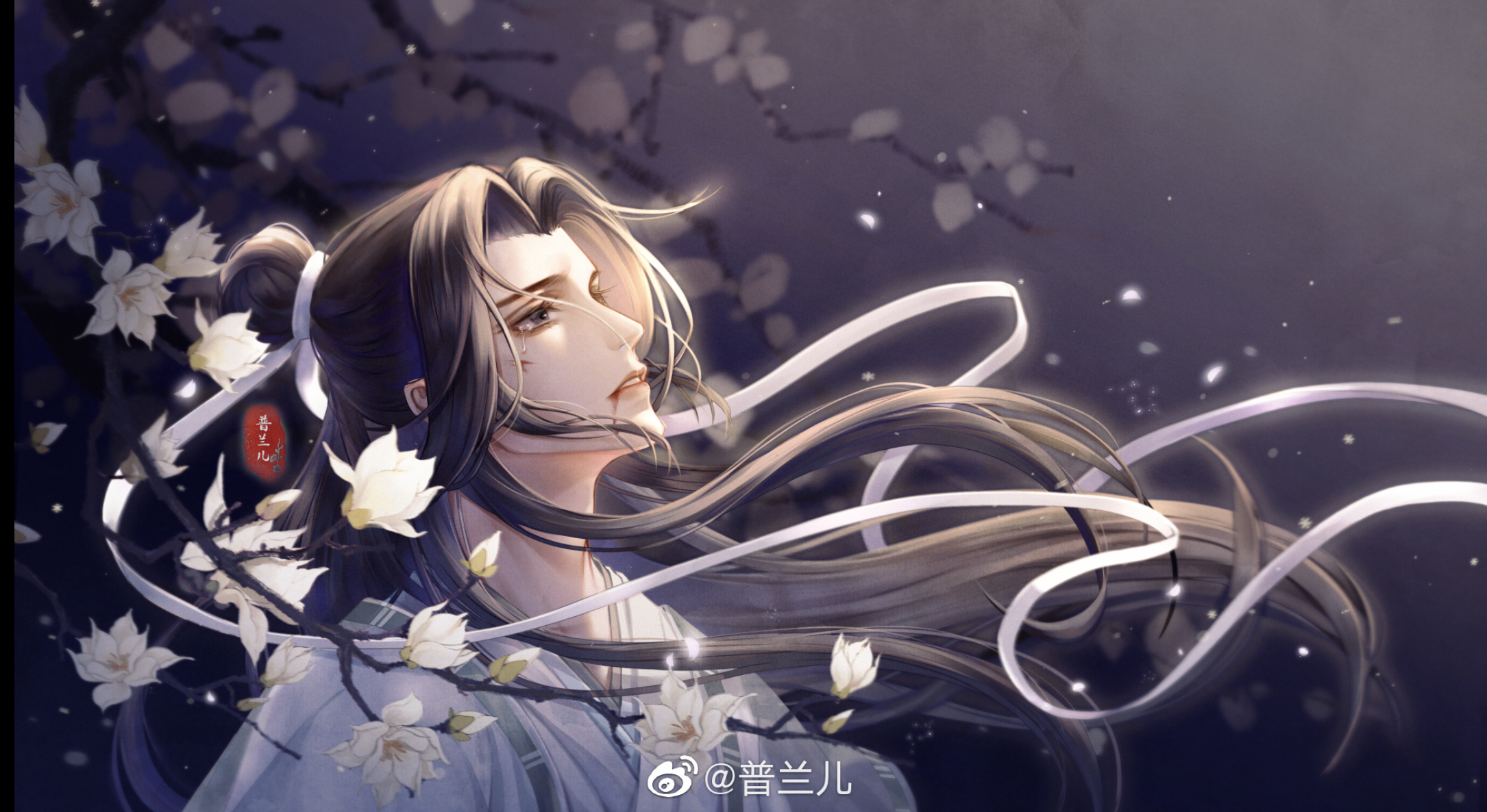 Painting Of Shen Qiao Meng Xi Shi Tagged On Her Weibo (Artist: 普兰儿), R Thousand_Autumns