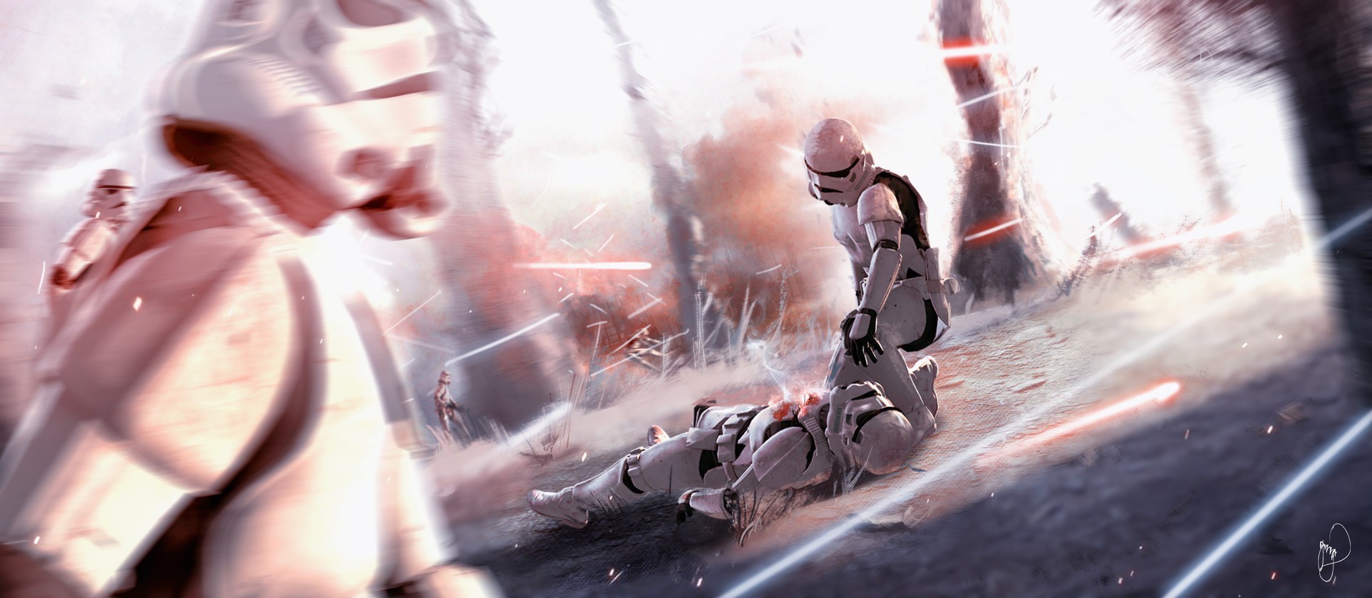 Wallpaper, Star Wars, battle, photography, photograph, image, screenshot, 1920x837 px 1920x837